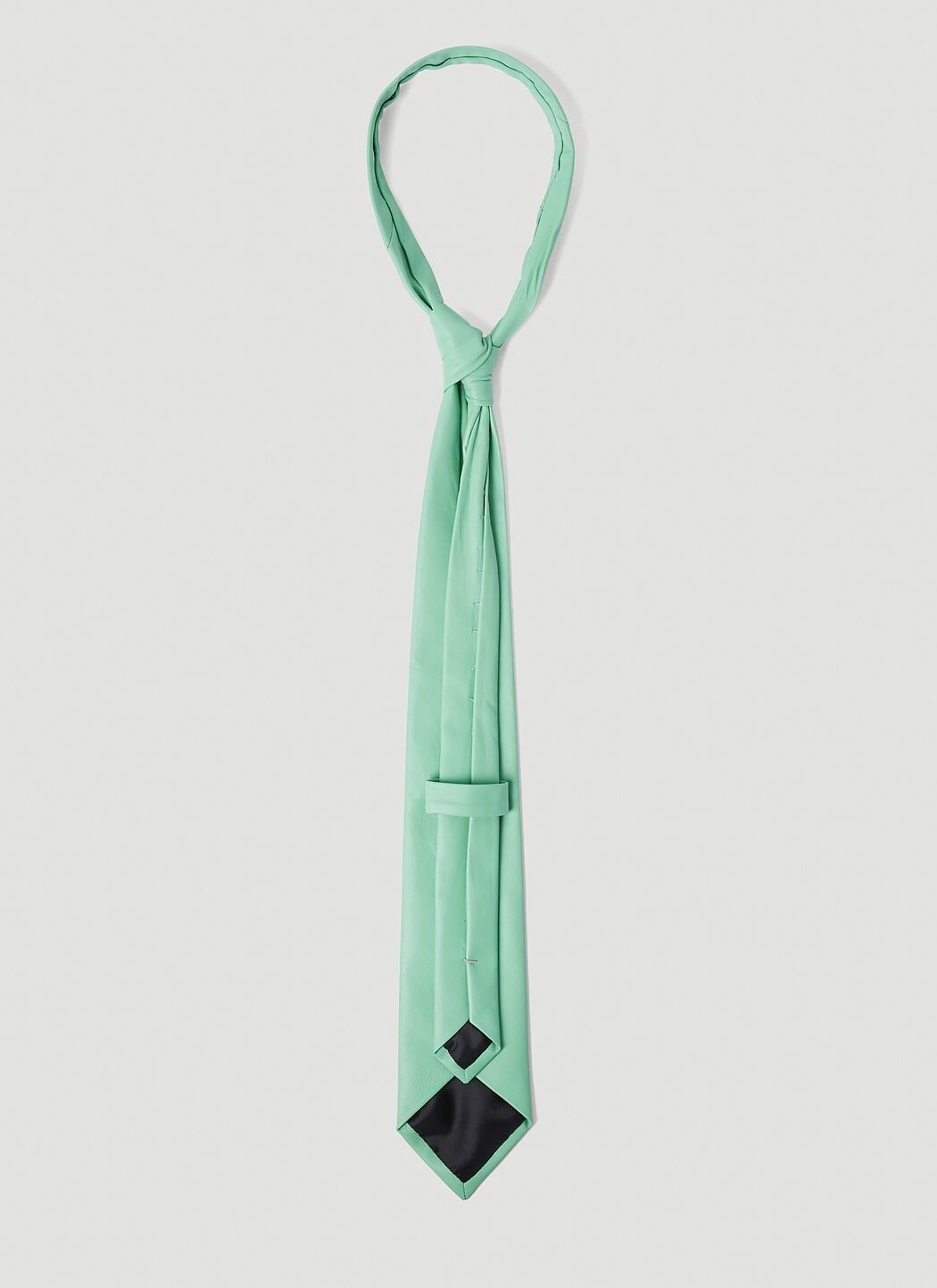 Bottega Veneta o1loc1c1025 Size: OS / 762027 Leather Tie in Mint Green Size ONE SIZE - 2 Thumbnail