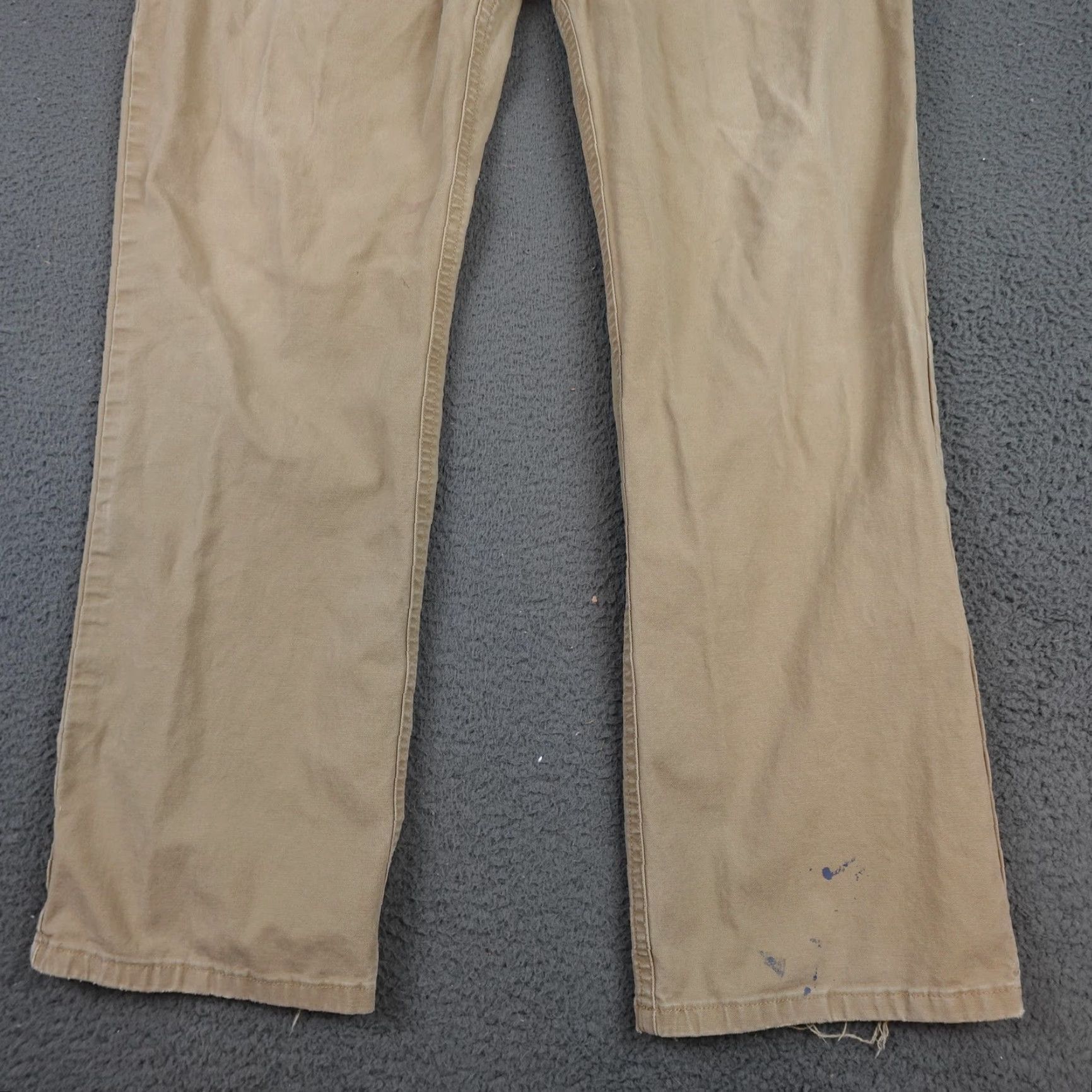 Vintage Stio Pants Mens 35x30 Beige Khaki Outdoor Workwear Paint Stains Size US 35 - 2 Thumbnail