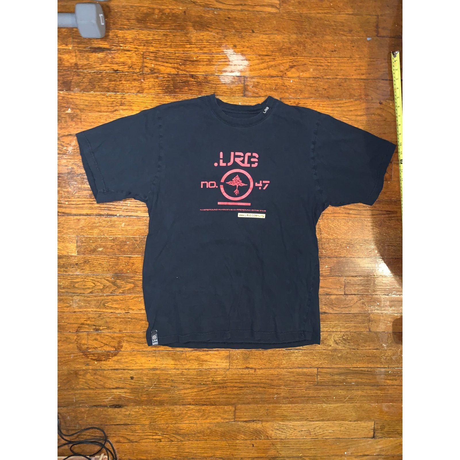 LRG LRG Logo T Shirt Large Black Y2K Skate Streetwear Tee Size US L / EU 52-54 / 3 - 2 Thumbnail