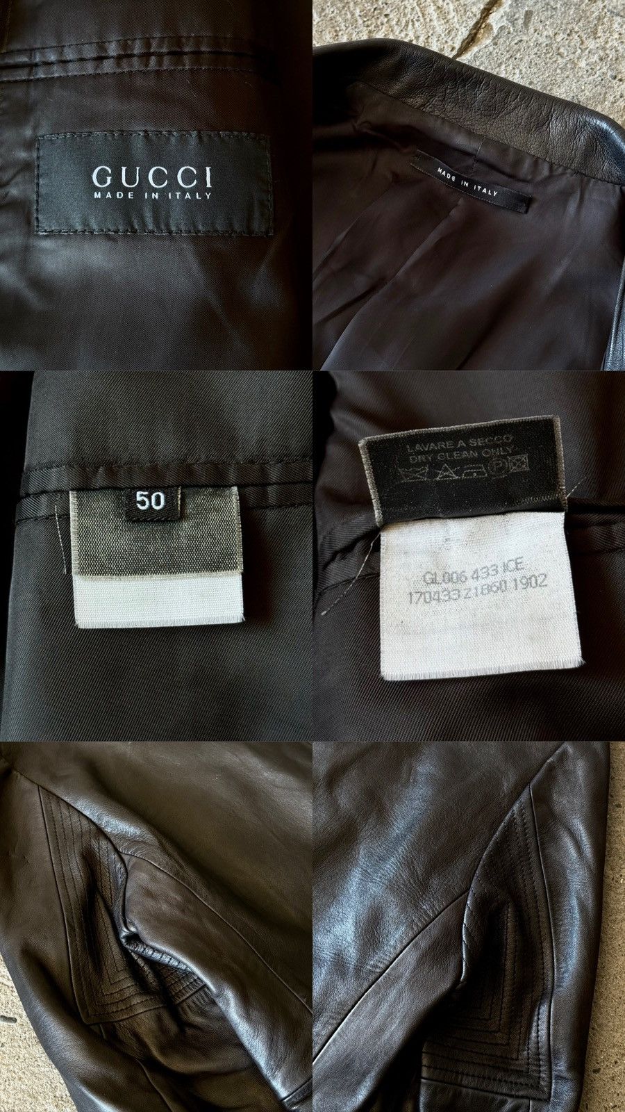 Gucci × Tom Ford Archive Gucci - Tom Ford - Lamb Skin - Leather Coat Size US M / EU 48-50 / 2 - 24 Thumbnail