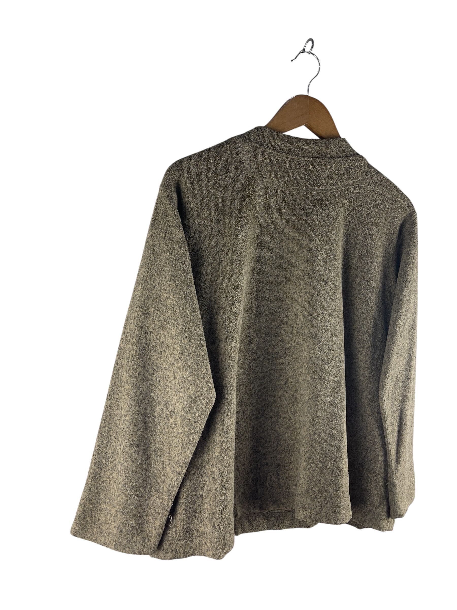 Ne-Net Né-net Asymmetrical Collar Knit Pullover Japanese Designer Size US L / EU 52-54 / 3 - 5 Thumbnail