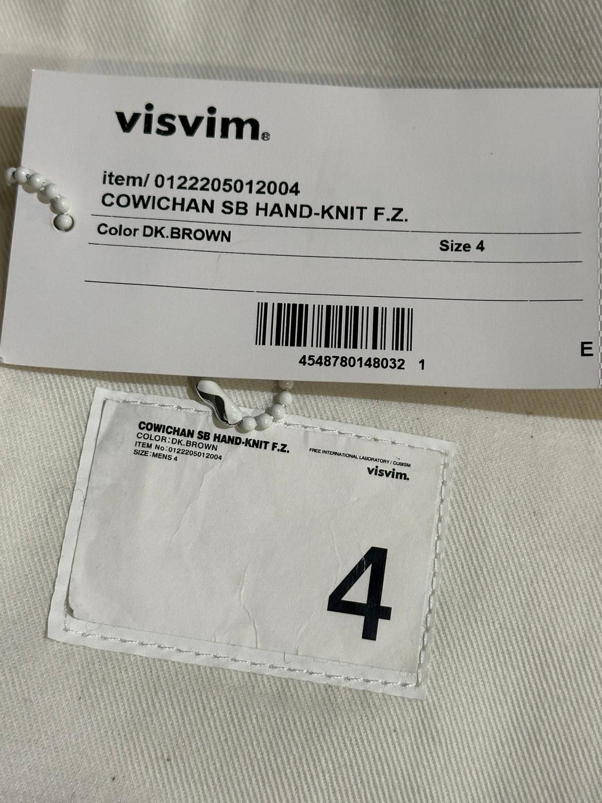 Visvim 22aw Cowichan SB Hand Knit F.z | Grailed