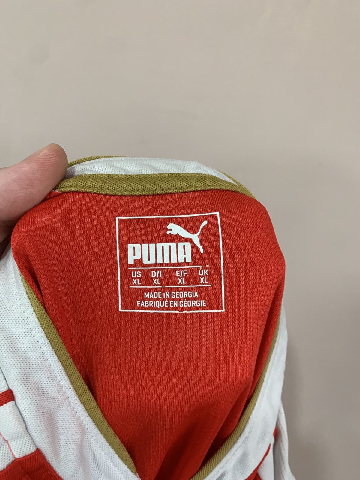 Puma Arsenal London Home Football Shirt Puma Soccer OZIL #11 Size US XL / EU 56 / 4 - 11 Thumbnail