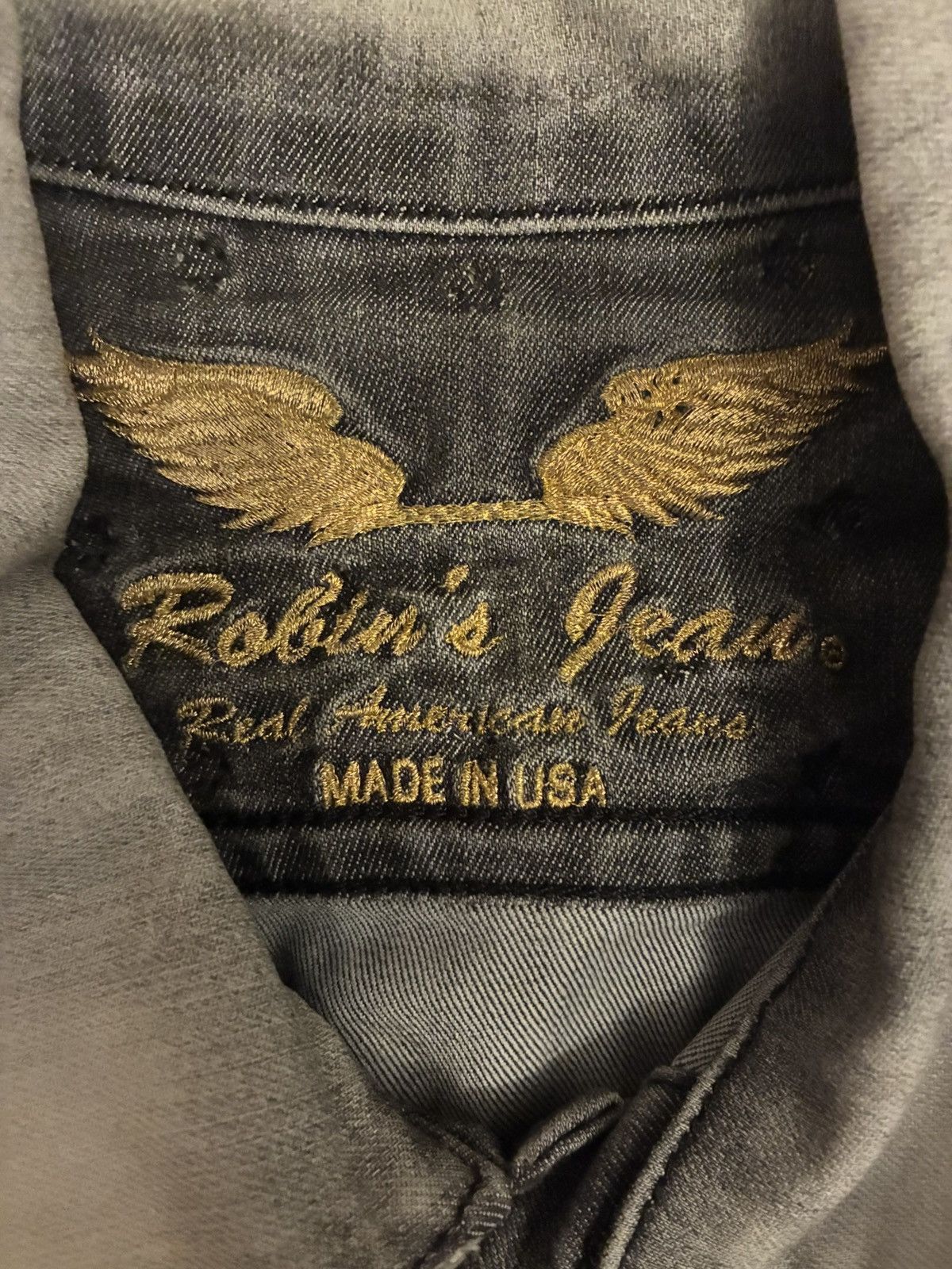 Robins Jeans Rare Studded Spikes Robin Jeans Jacket Size US L / EU 52-54 / 3 - 3 Thumbnail