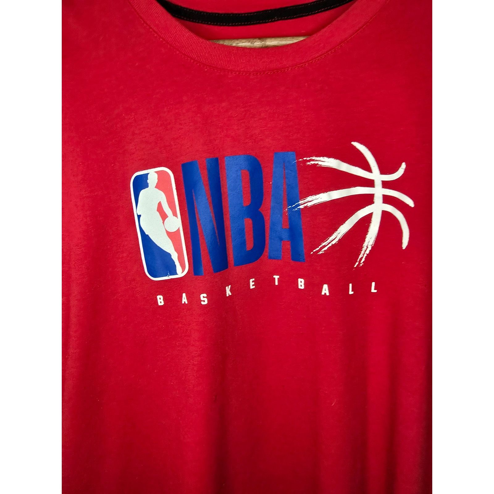 NBA NBA Basketball Shirt Men's XL Red Workout Practice Tee Size US XXL / EU 58 / 5 - 4 Thumbnail