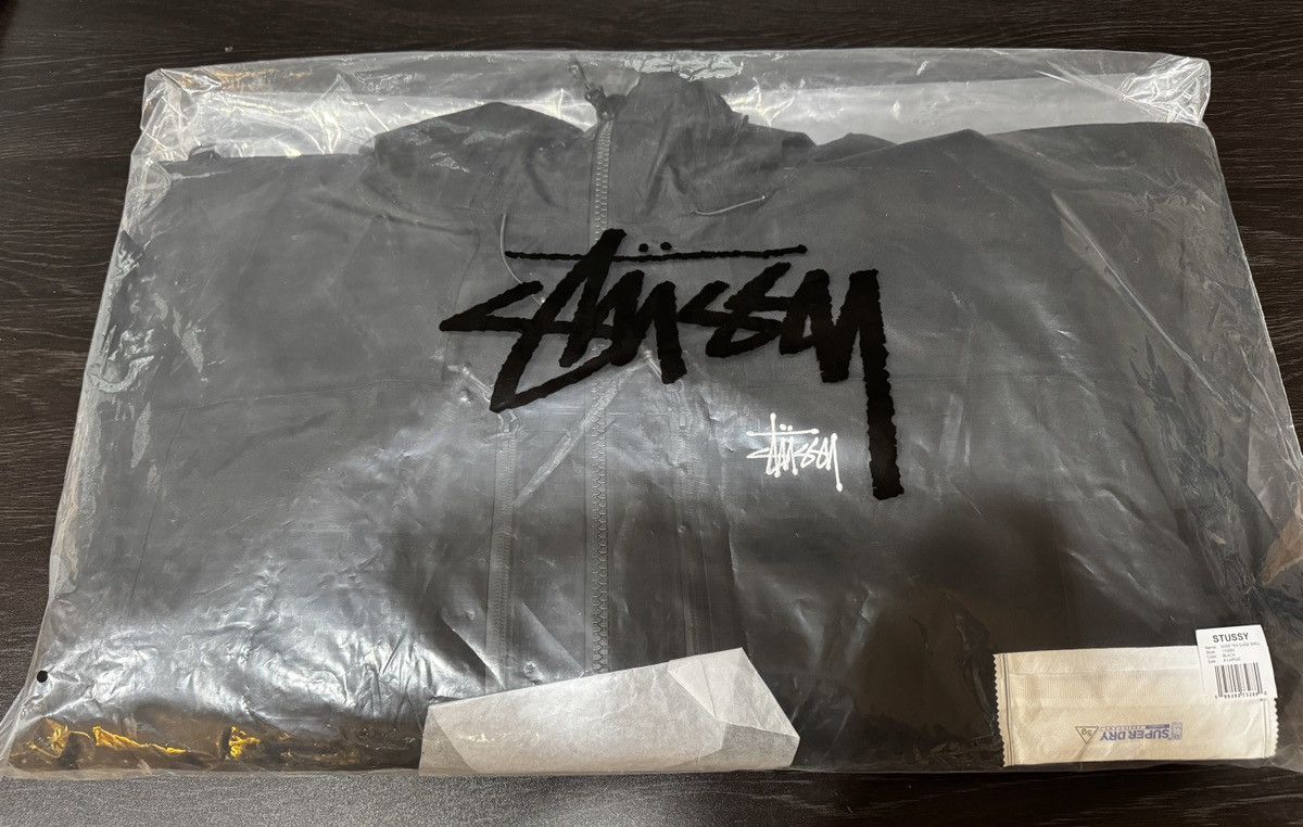 Stussy NEW Stussy Black Gore tex Guide Shell Jacket Size XL Size US XL / EU 56 / 4 - 4 Thumbnail