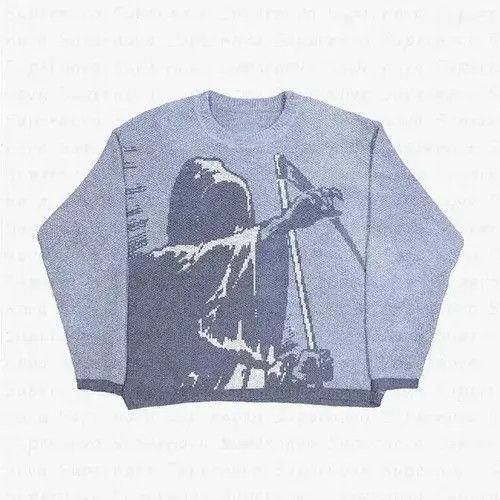 Japanese Brand Retro Gothic Pullover Size US XL / EU 56 / 4 - 2 Thumbnail