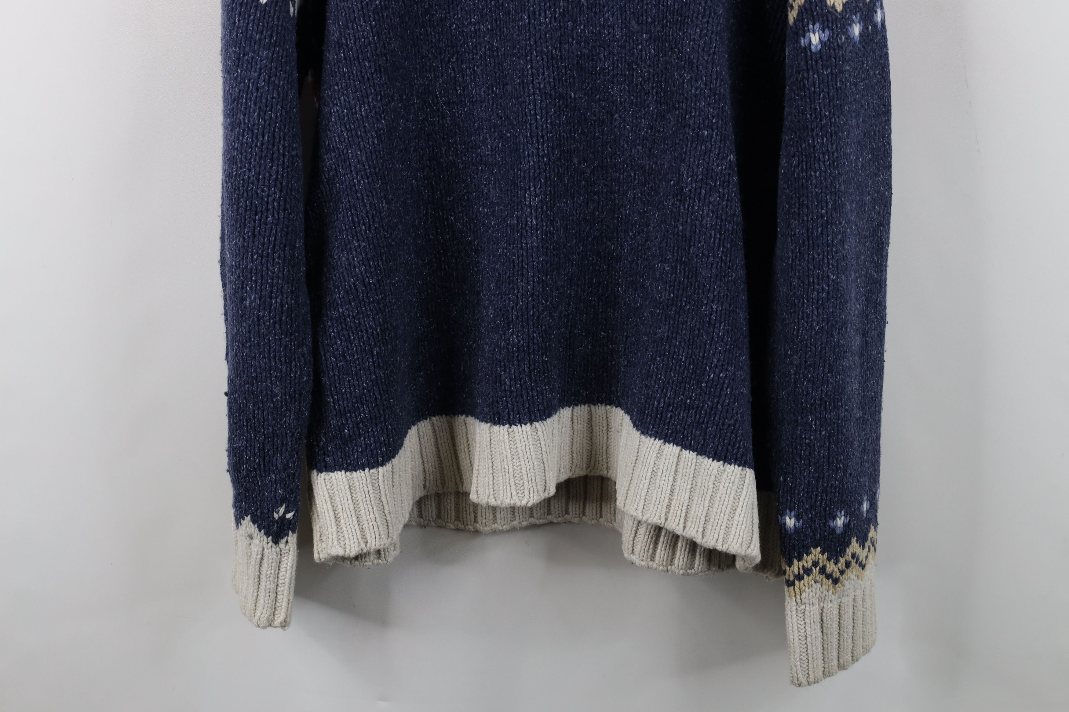 Vintage Vintage 90s Streetwear Blend Patchwork USA Flag Knit Sweater Size US XXL / EU 58 / 5 - 13 Thumbnail