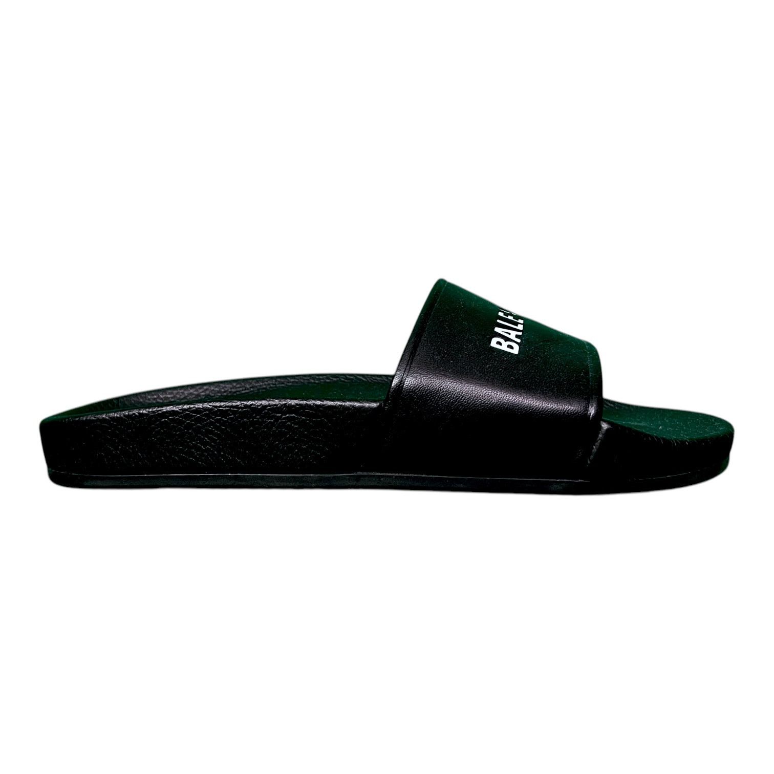 Balenciaga Unisex Balenciaga Classic Black Logo Slides Sandals Size 8 Size US 8 / EU 41 - 8 Thumbnail