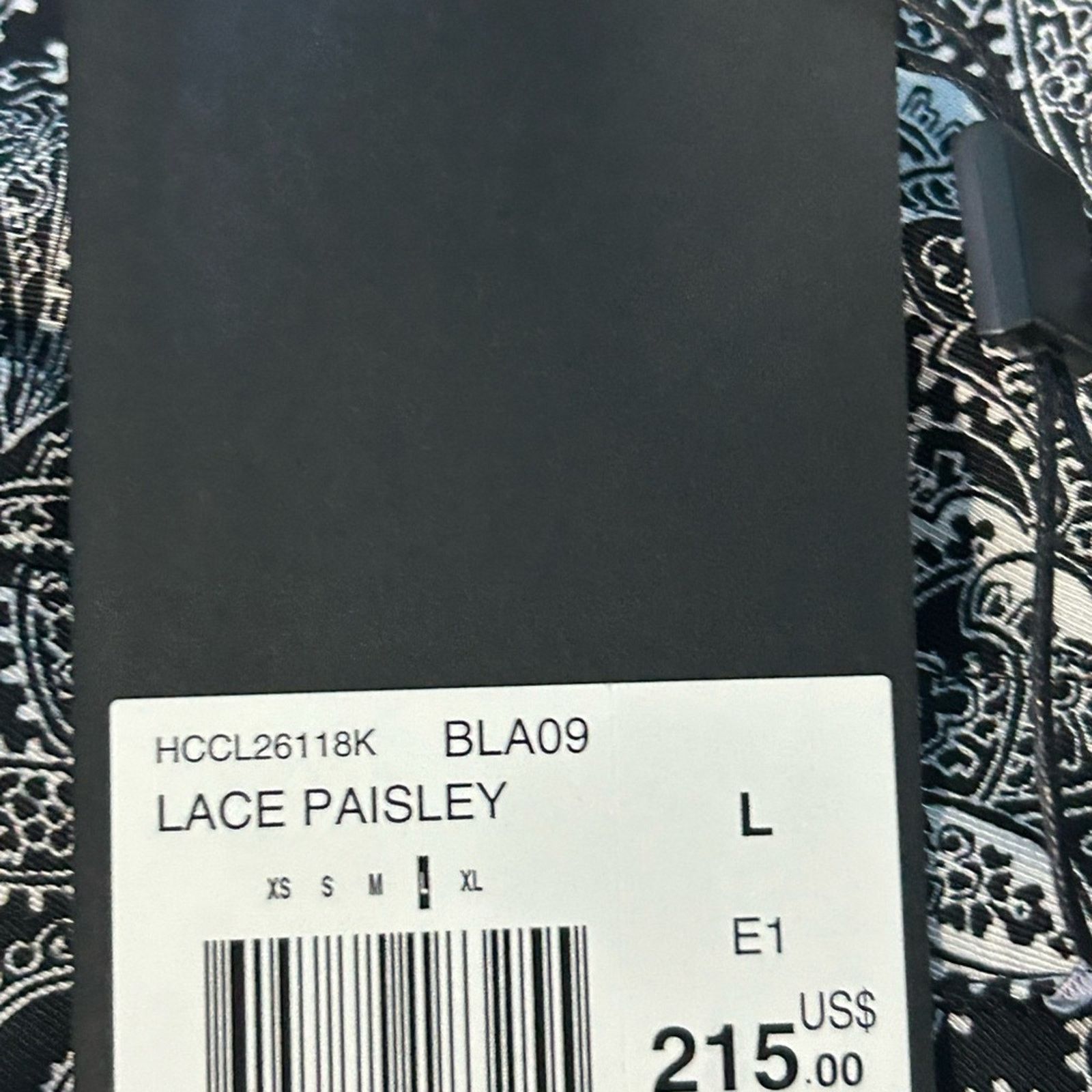 The Kooples The Kooples Paisley Print Button Shirt Black White NWT L Size L / US 10 / IT 46 - 5 Thumbnail