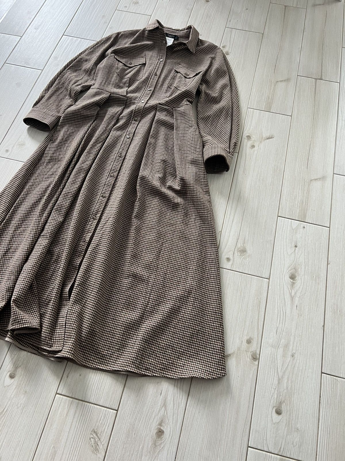 Max Mara WEEKEND MAX MARA Fischio Wool Shirt Dress Size IT 42 / US 8 Size M / US 6-8 / IT 42-44 - 13 Thumbnail