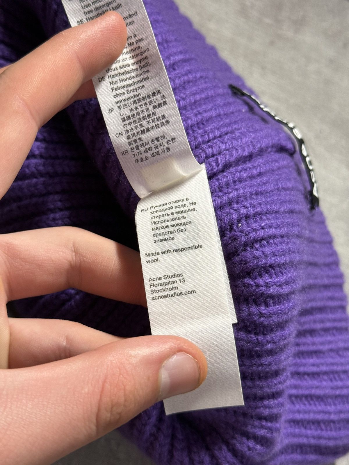 Acne Studios Hat Acne Studios Beanie Size ONE SIZE - 5 Thumbnail
