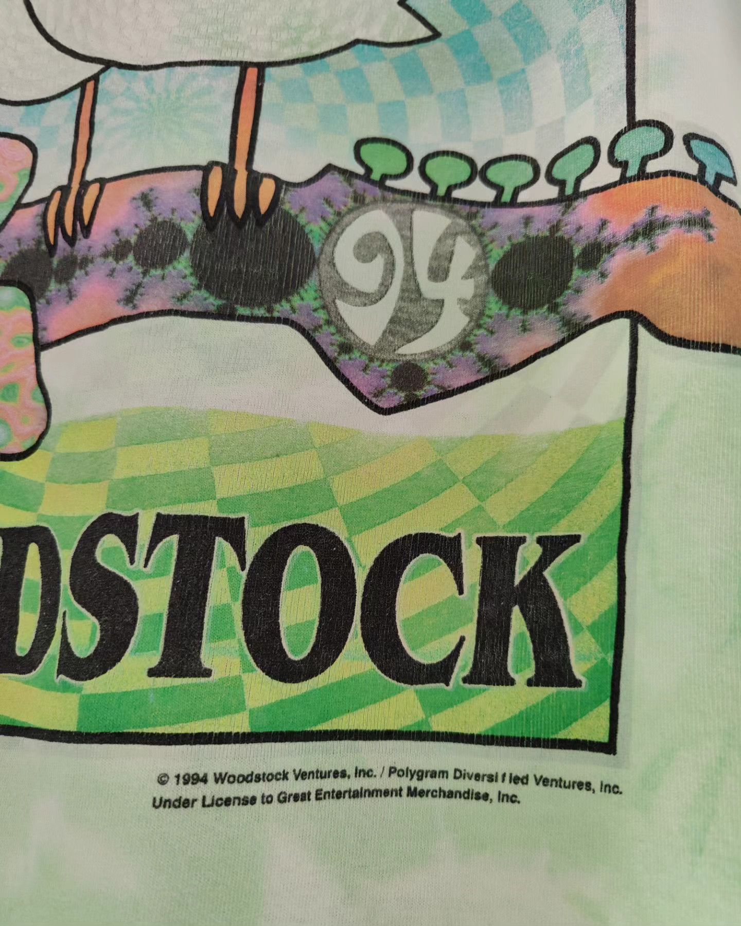 Band Tees × Vintage vintage Woodstock '94 Tie-dye Size US XL / EU 56 / 4 - 3 Thumbnail