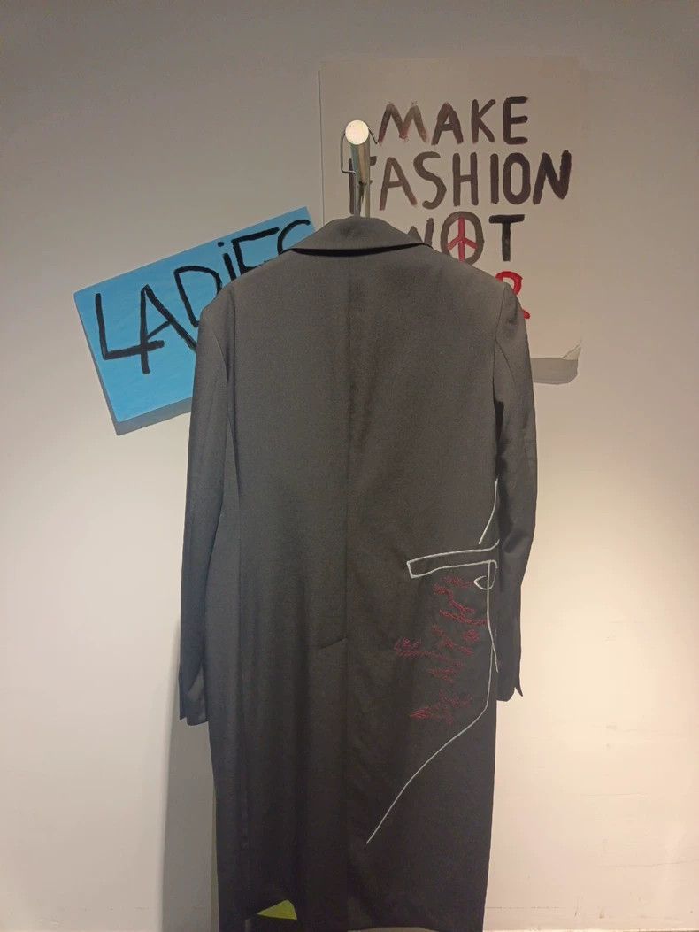 Yohji Yamamoto Yohji yamamoto22ss Miyazawa embroidered coat-2505 Size US M / EU 48-50 / 2 - 6 Thumbnail