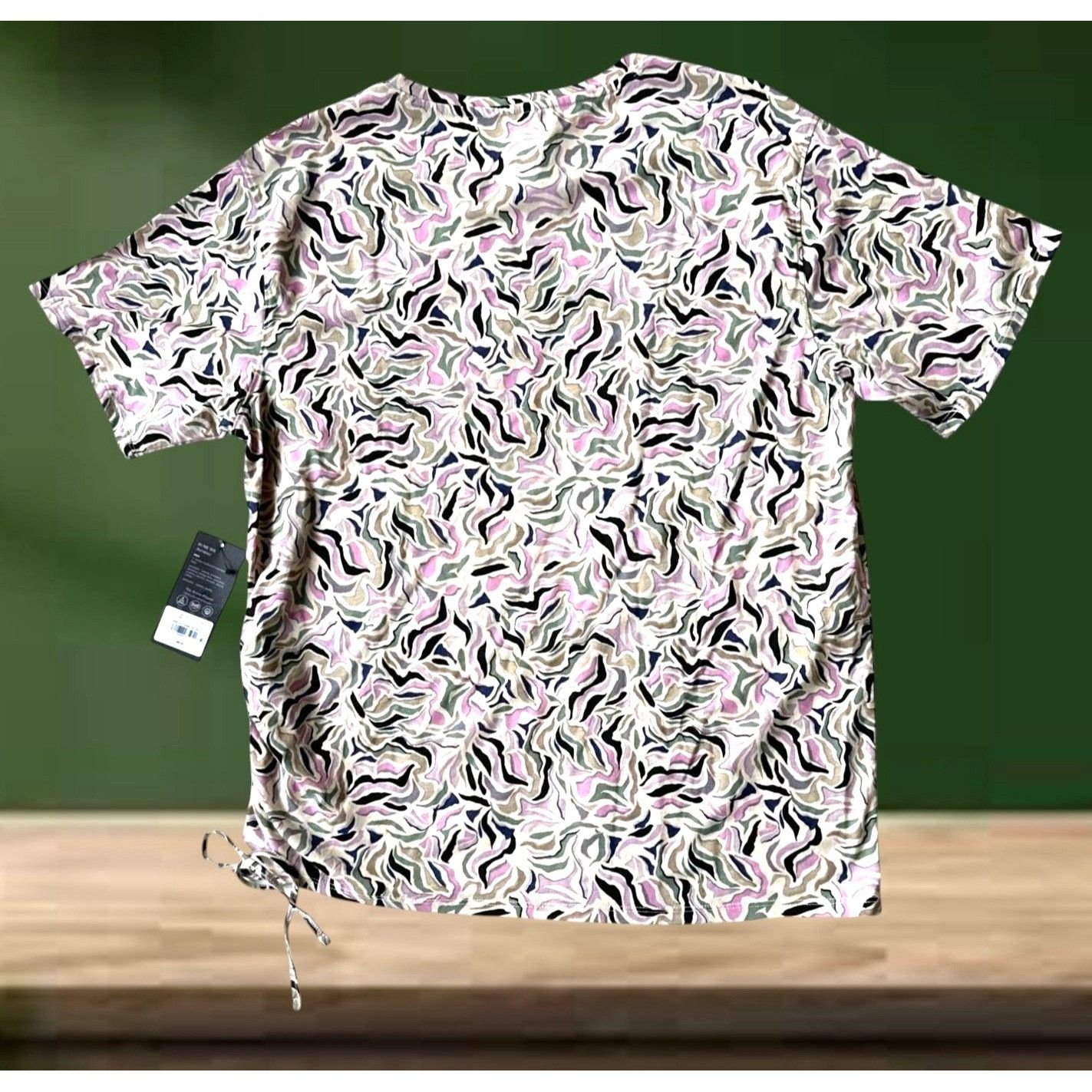 Other NWT Kinesis Printed Short Sleeve Ruched Side Tee Top XL - M Size XL / US 12-14 / IT 48-50 - 7 Thumbnail