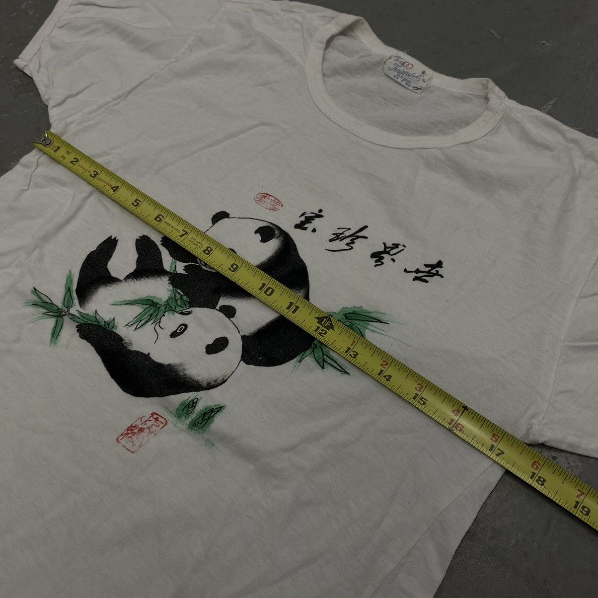 Japanese Brand × Kapital × Vintage Vtg 60s 70s Chinese Panda Souvenir Tee Boho Western Hippie Size US S / EU 44-46 / 1 - 2 Thumbnail