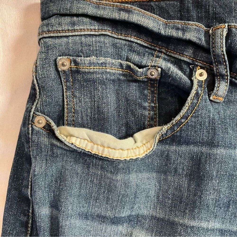 Lucky Brand LUCKY BRAND, Men’s 221 Straight Blue Jeans Ripped 5 Pocket Size US 38 / EU 54 - 2 Thumbnail