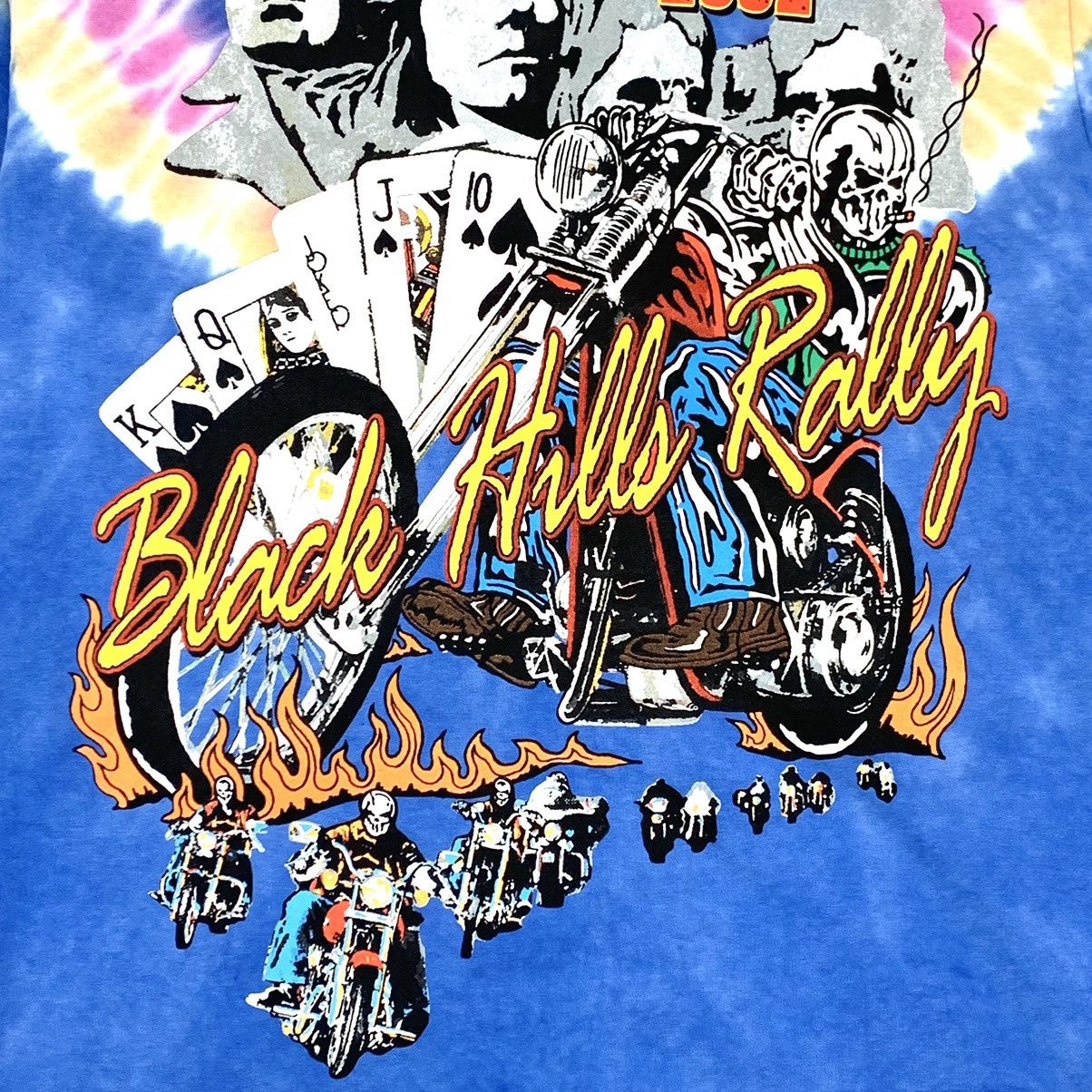 Warren Lotas 2024 WARREN LOTAS STURGIS ROYAL FLUSH TIE-DYE T-SHIRT (L) Size US L / EU 52-54 / 3 - 4 Thumbnail