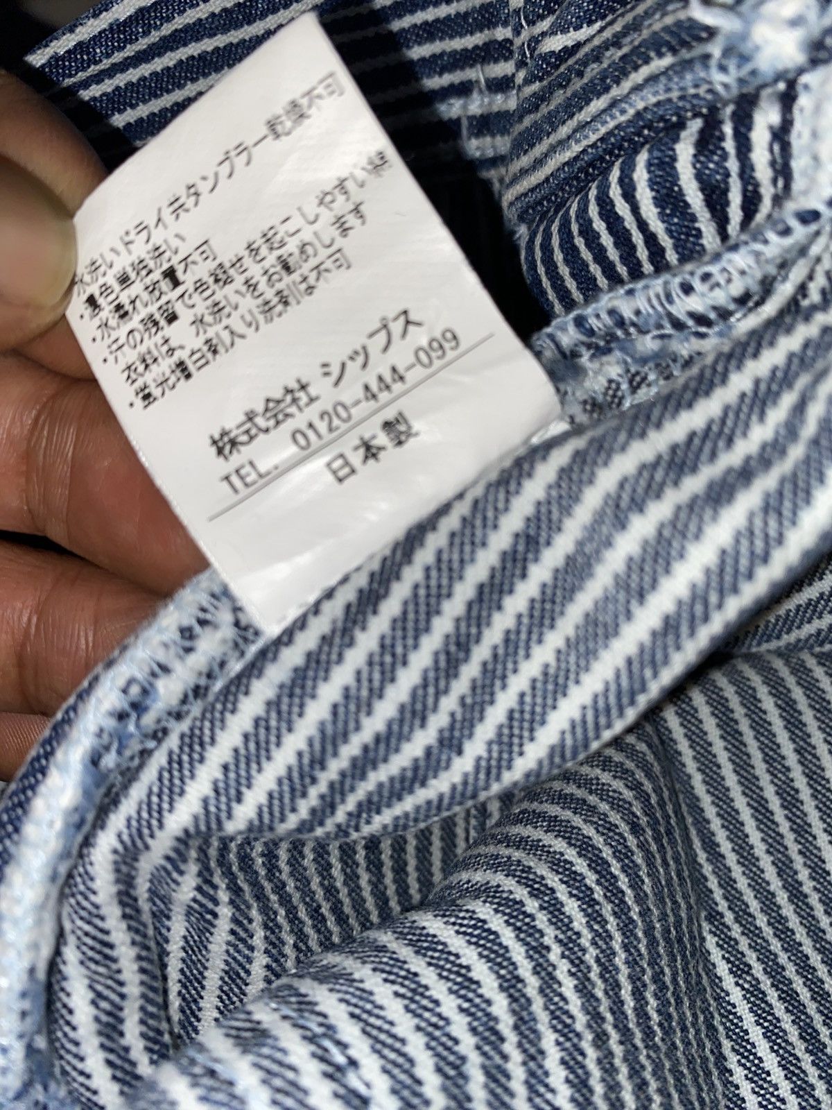 Oshkosh Oshkosh Bgosh Hickory Stripe Workers Pants Size US 29 - 11 Thumbnail