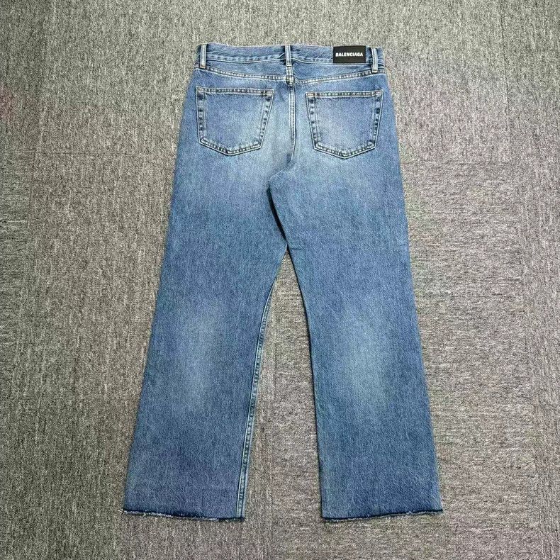 Balenciaga Balenciaga Distressed Wash Denim Pants-2505 Size US 30 / EU 46 - 2 Thumbnail