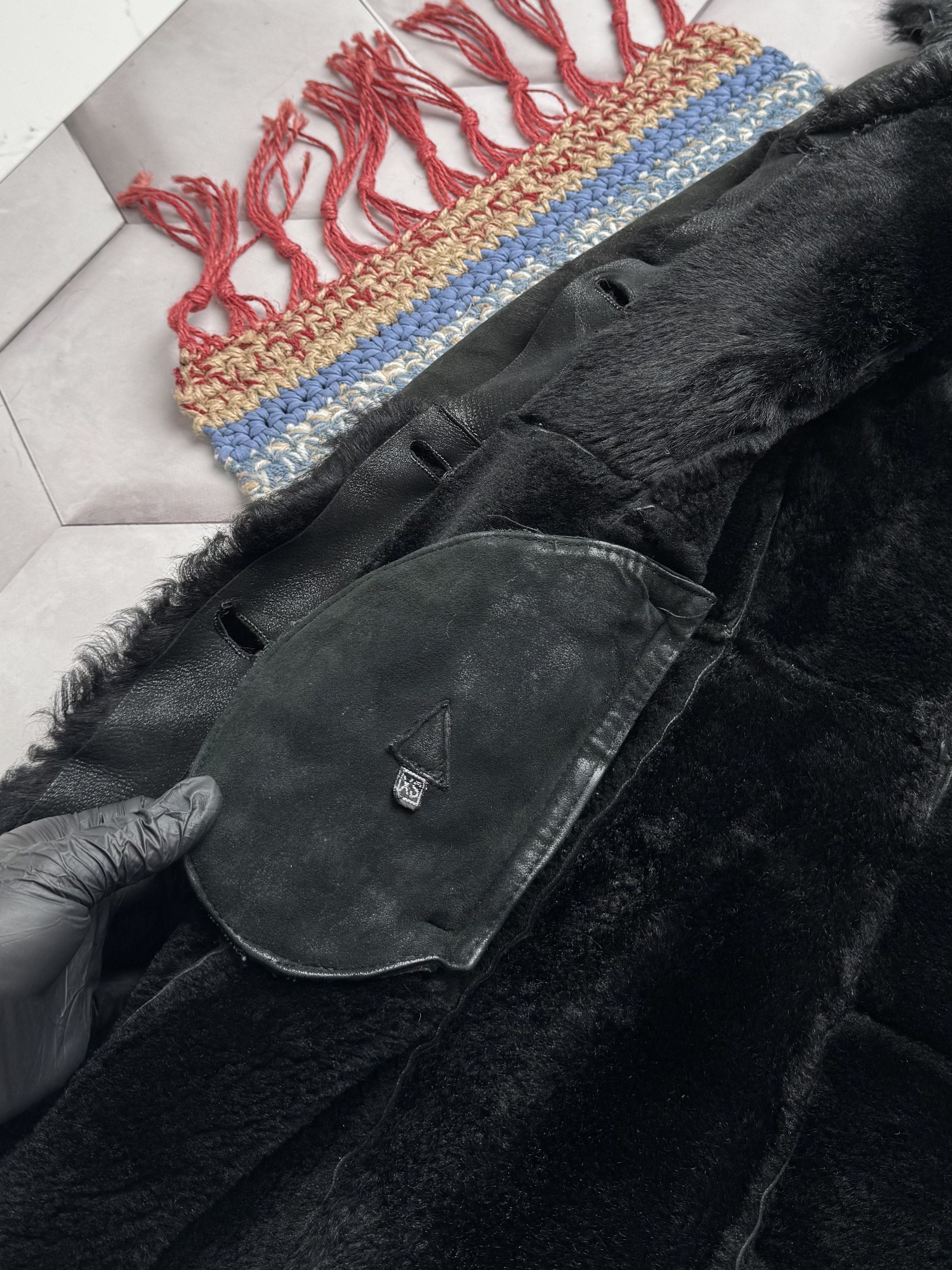 Japanese Brand Vintage Real Sheepskin Hooded Coat (E4) Size XS / US 0-2 / IT 36-38 - 6 Thumbnail