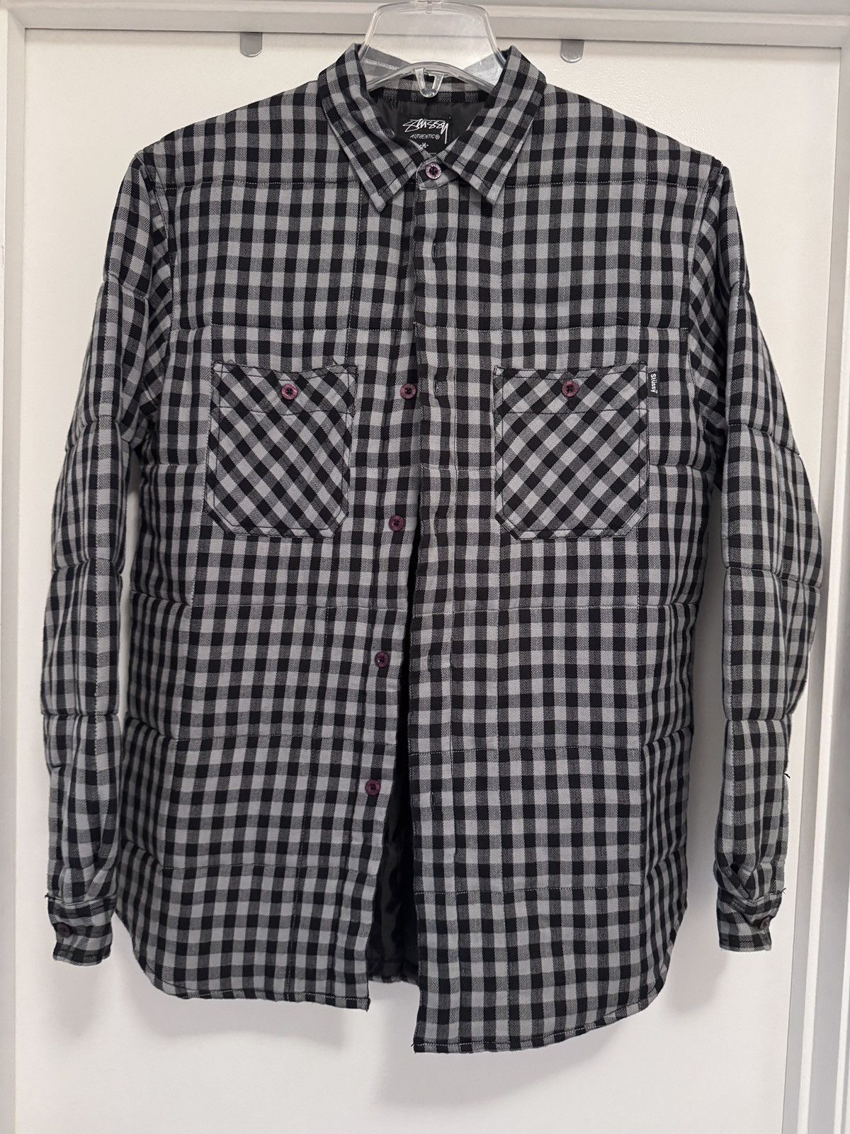 Stussy Stussy Vintage Checkered Long Sleeve Light Jacket size med Size US M / EU 48-50 / 2 - 1 Thumbnail