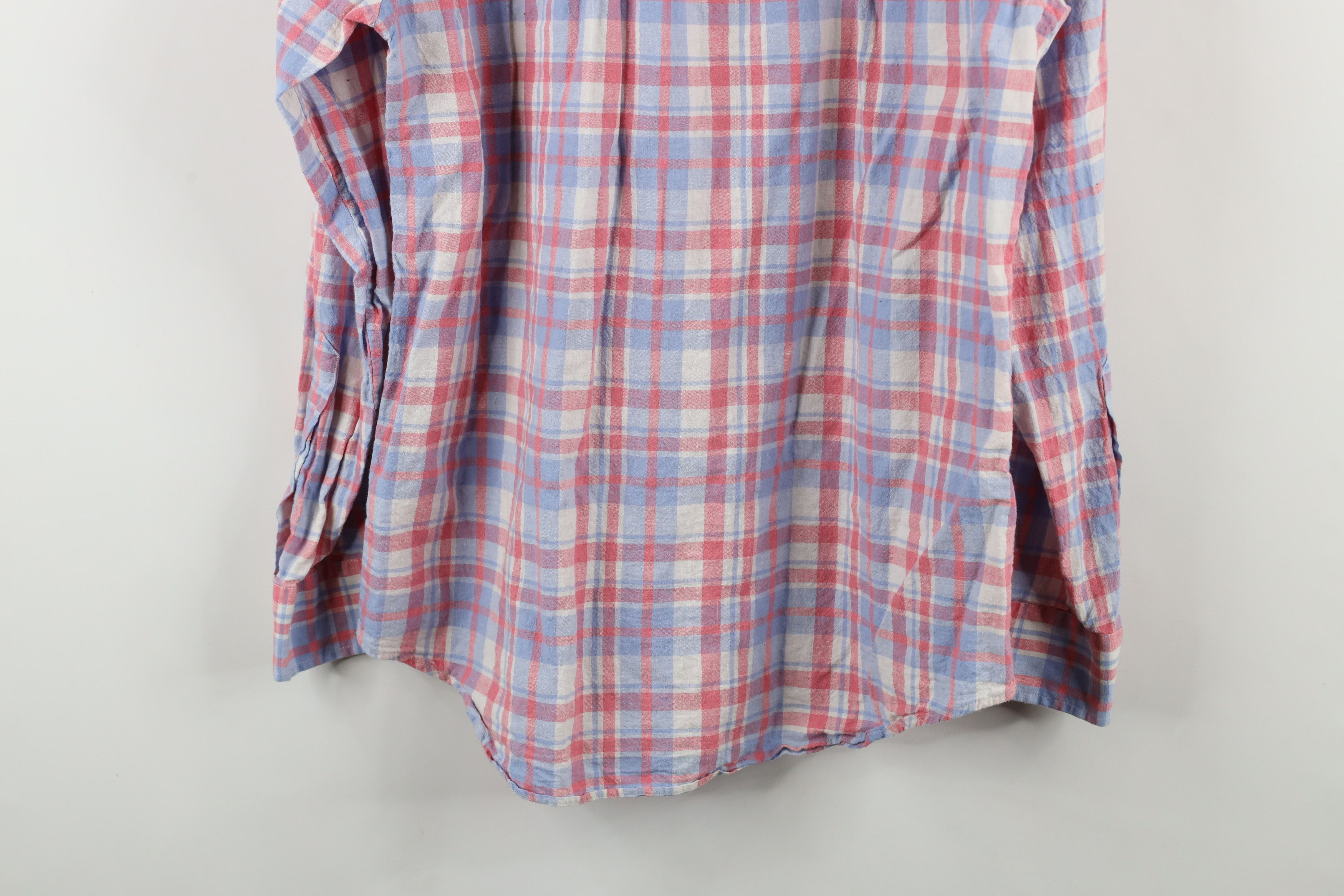 Vineyard Vines × Vintage Vineyard Vines Whale Linen Blend Collared Button Down Shirt Size US M / EU 48-50 / 2 - 9 Thumbnail