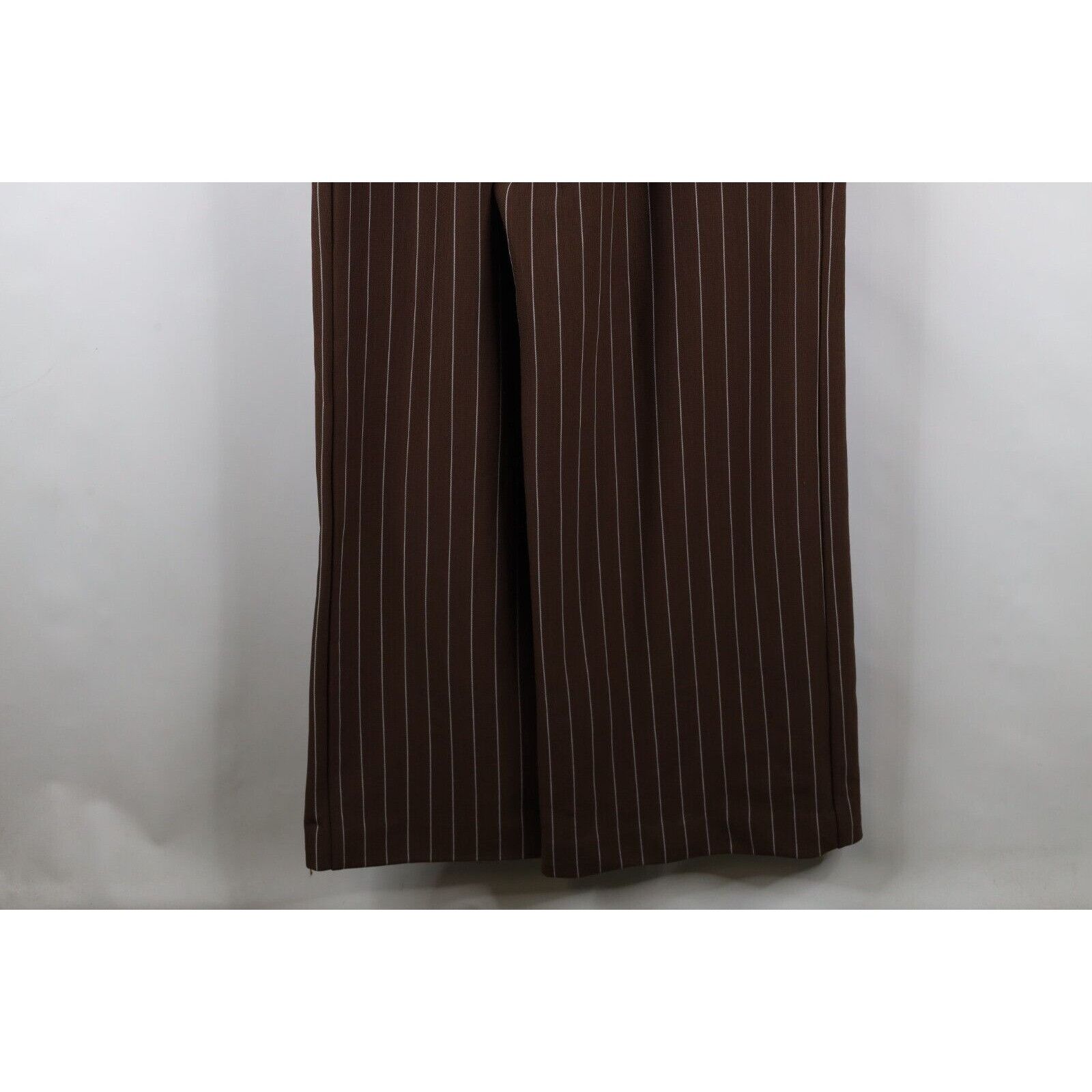 Vintage Vintage 70s Streetwear Pinstriped Bell Bottoms Romper Suit Size L / US 10 / IT 46 - 19 Thumbnail