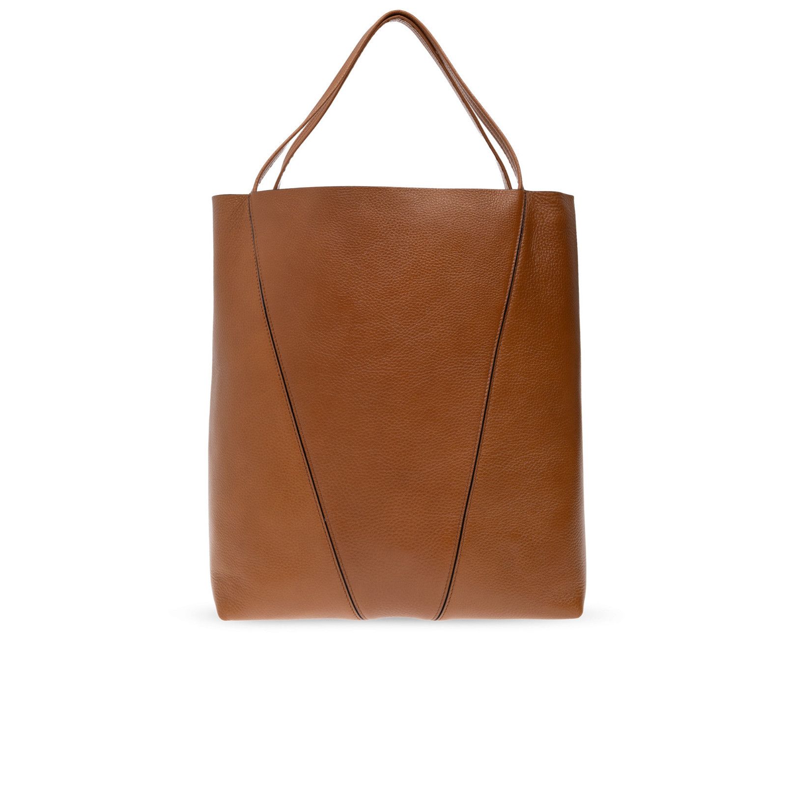 Chloe Chloe Large Spin Clay Brown Grained Leather Tote Bag New & A Size ONE SIZE - 3 Thumbnail