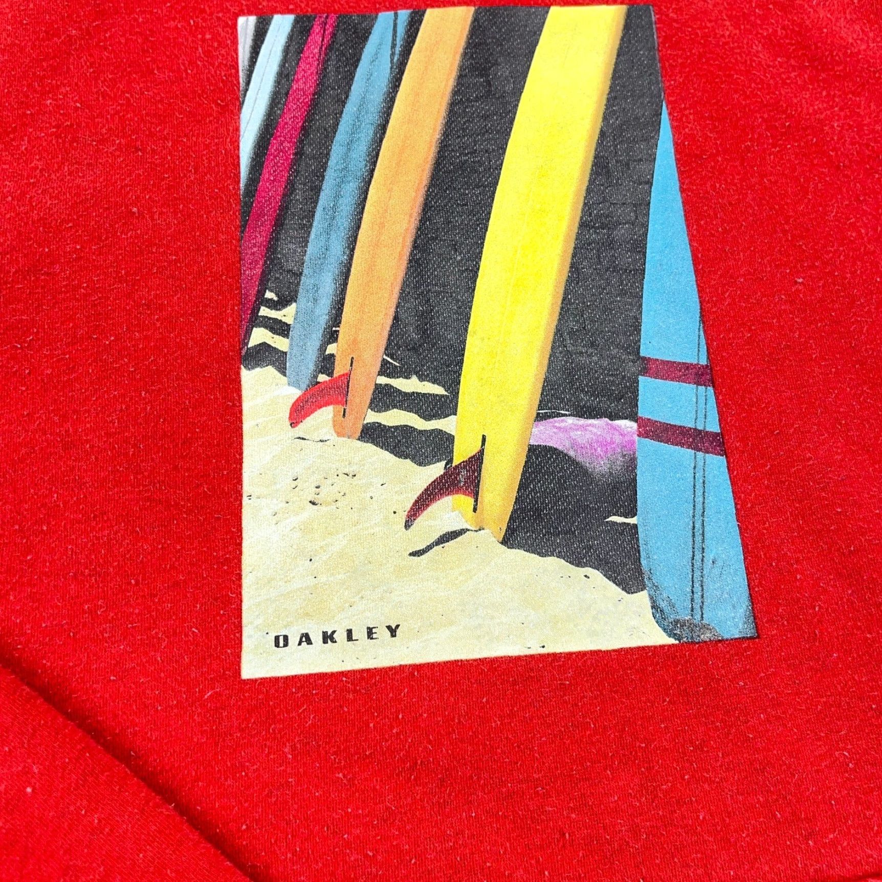 Oakley VINTAGE Oakley Hoodie Men M Red Logo Graphic Print Surf Streetwear Hooded Sweatshirt Size US M / EU 48-50 / 2 - 3 Thumbnail