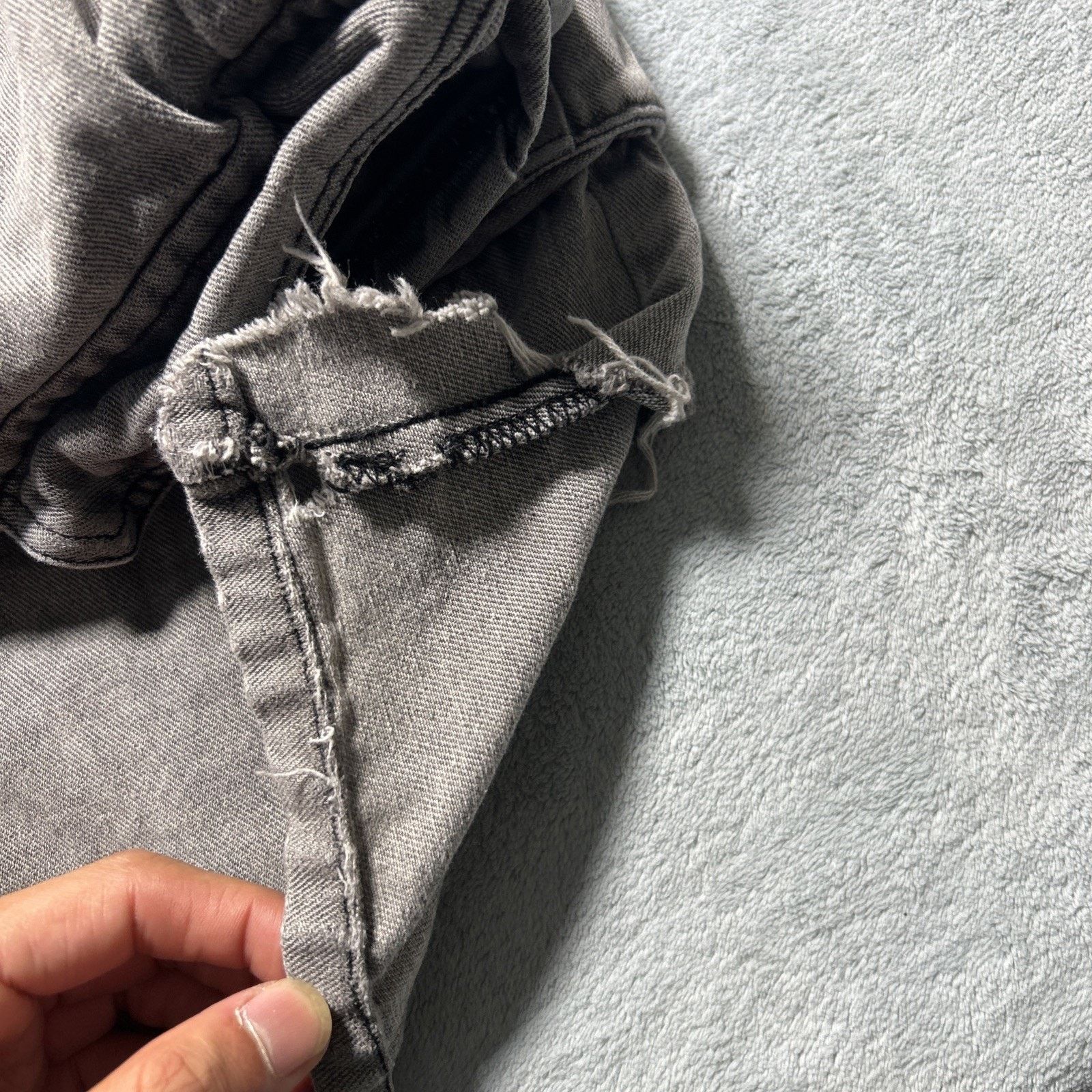 Tripp NYC Cargo Beyond Baggy Jeans Women XL 37x29 Hamilton Wide Ripped Size 37" - 9 Thumbnail