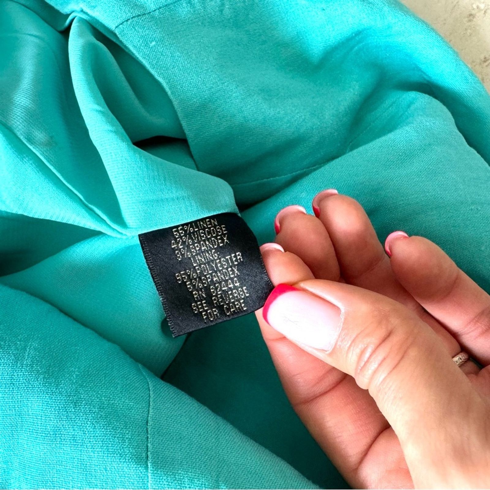Nicole Miller NICOLE MILLER Artelier Turquoise Dress, Size 2 Size XS / US 0-2 / IT 36-38 - 7 Thumbnail