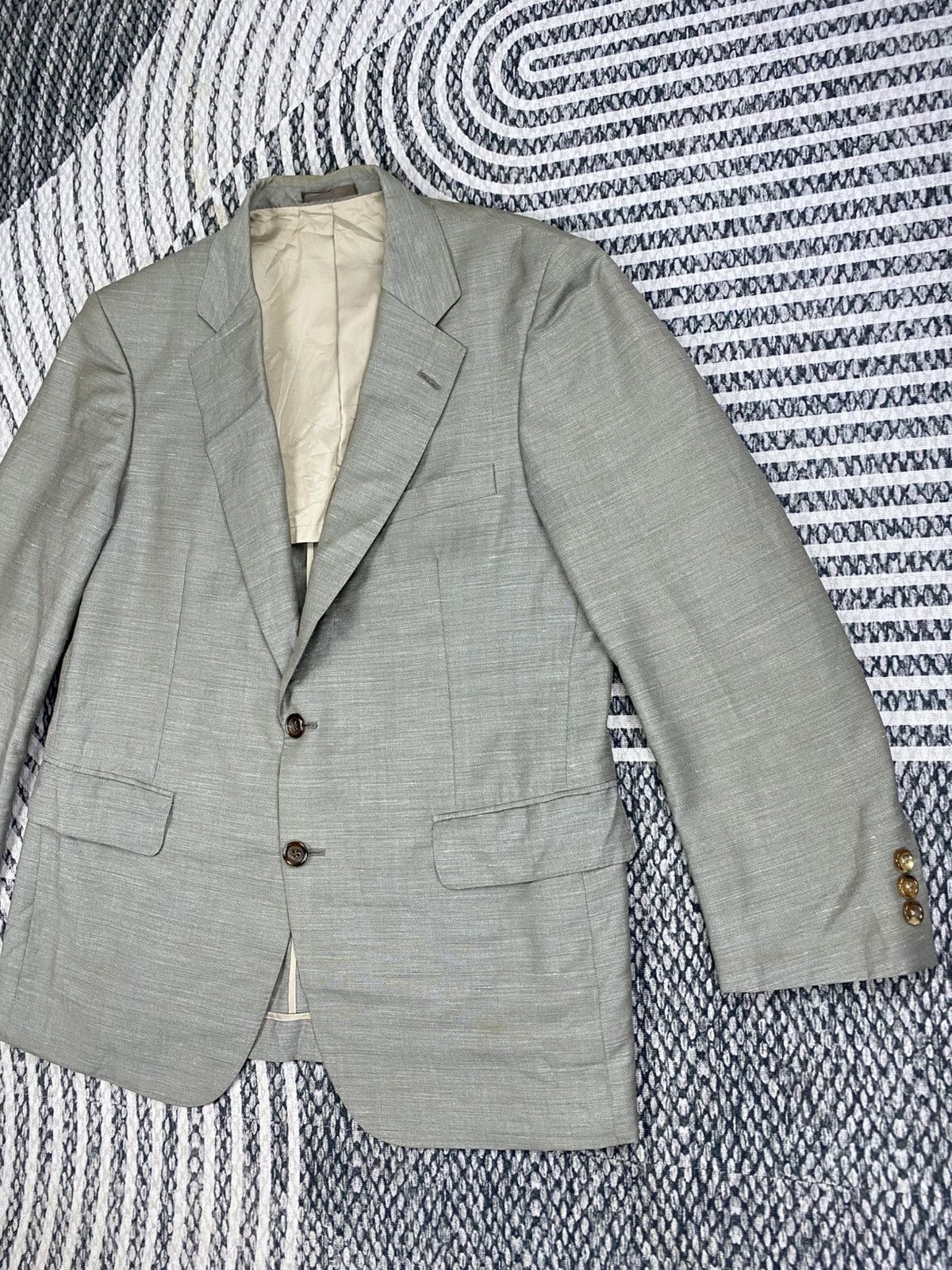 Burberry Vintage Burberry Casual Light Grey Blazer Size US M / EU 48-50 / 2 - 4 Thumbnail
