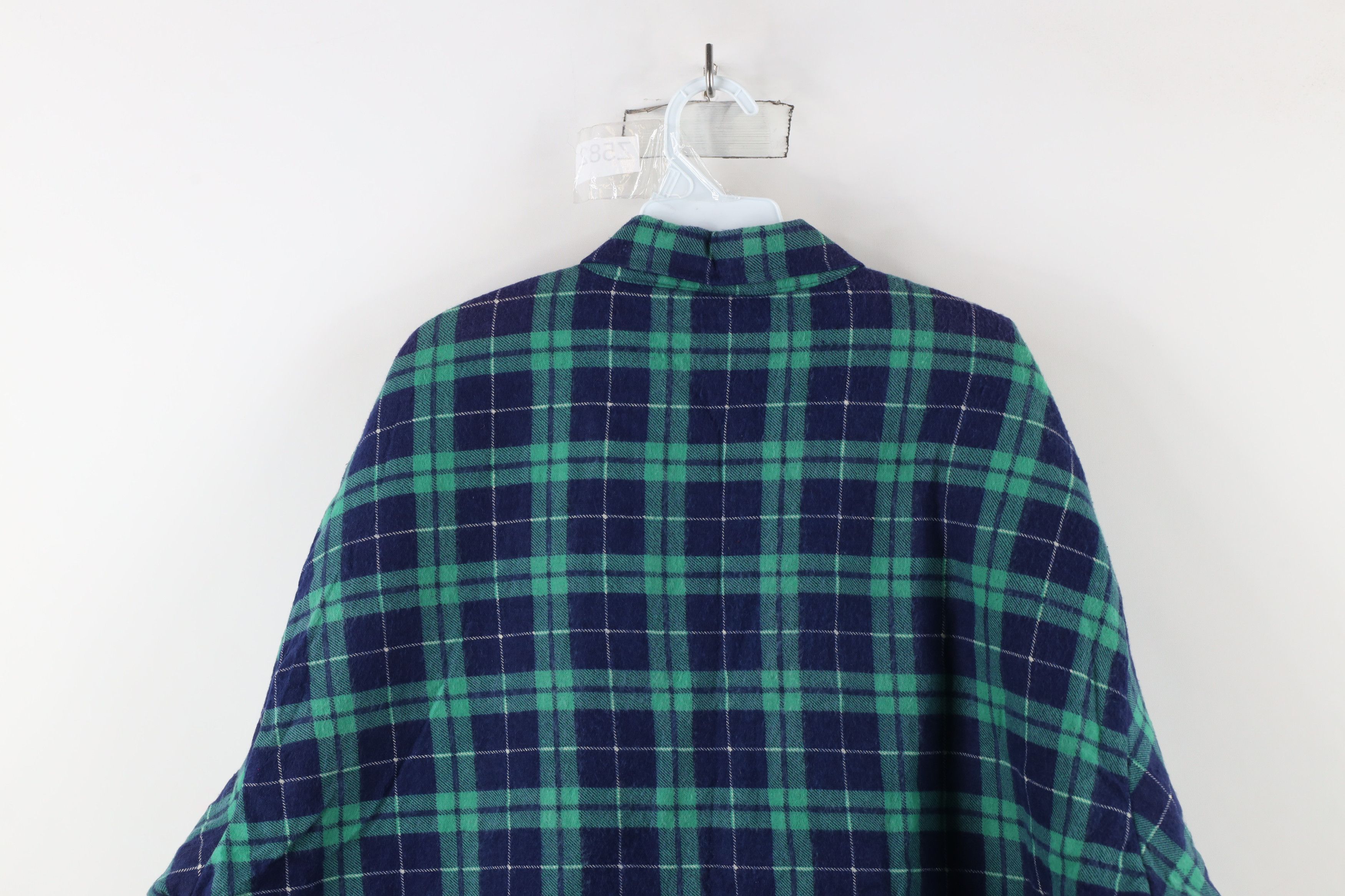 Vintage Vintage 90s Streetwear Flannel Button Shirt Jacket Jac Shirt Size US XXL / EU 58 / 5 - 13 Thumbnail