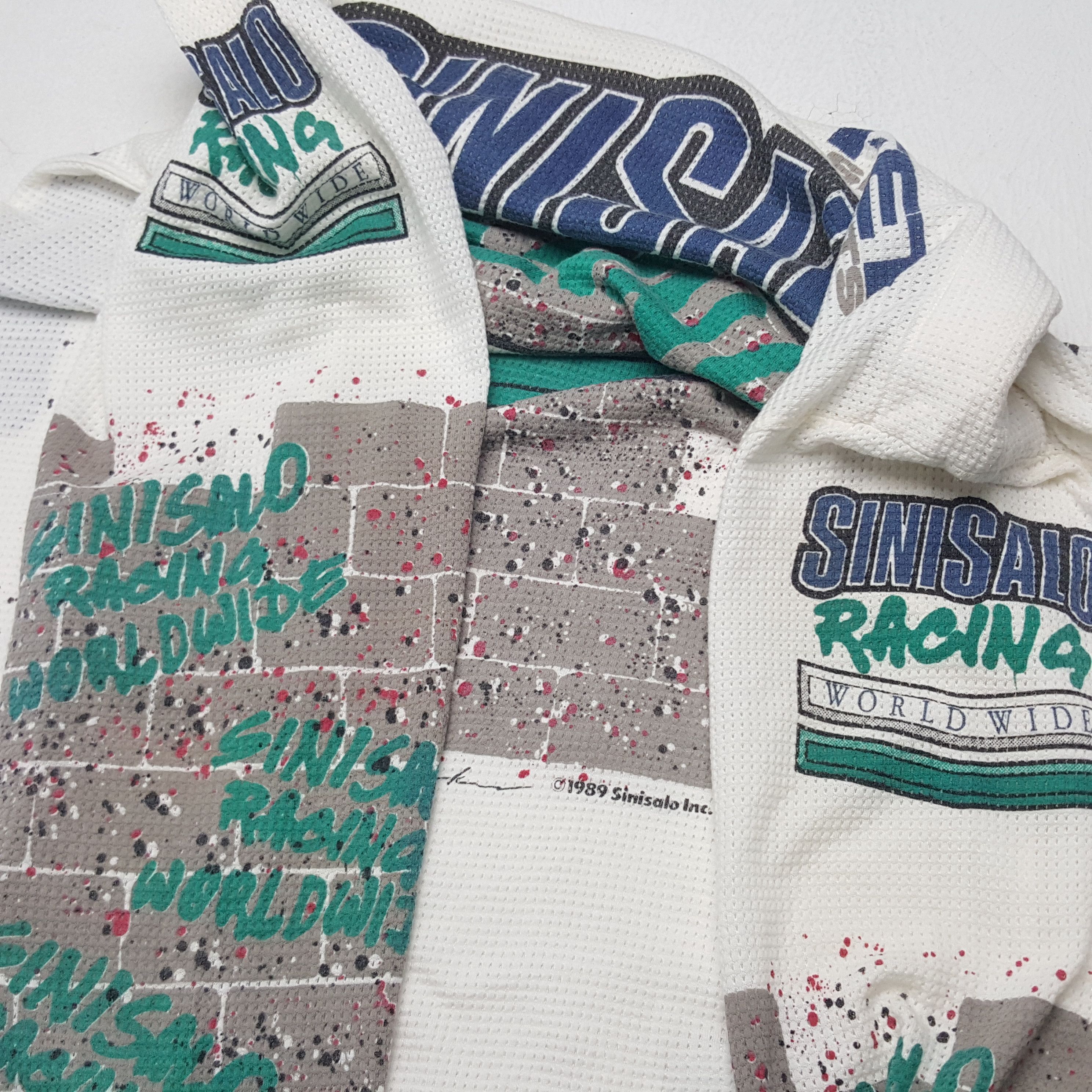 Japanese Brand × Vintage Vintage Sinisalo Racing Motocross Sport Tshirt Size US M / EU 48-50 / 2 - 7 Thumbnail