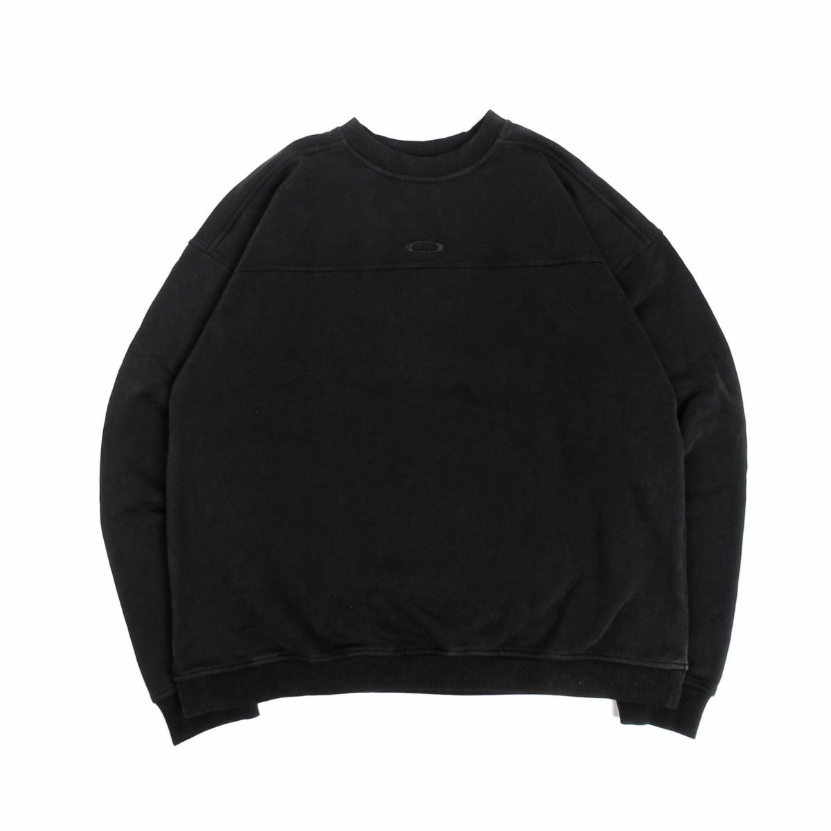 image of Vintage Oakley Logo Sweatshirt in Black, Men's (Size Large)