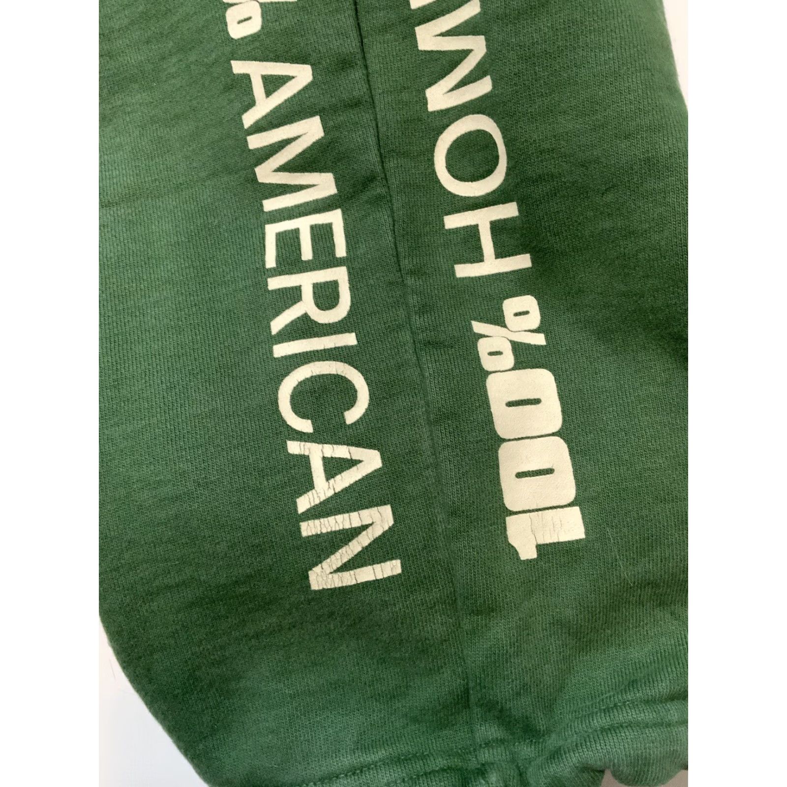 Vintage VINTAGE Made Blanks Buchanan’s Scotland Whisky Blood Sweat Tears Jogger Sweatpants Sz. L Green Mens Sweatpants Regular L Size US 33 - 6 Thumbnail