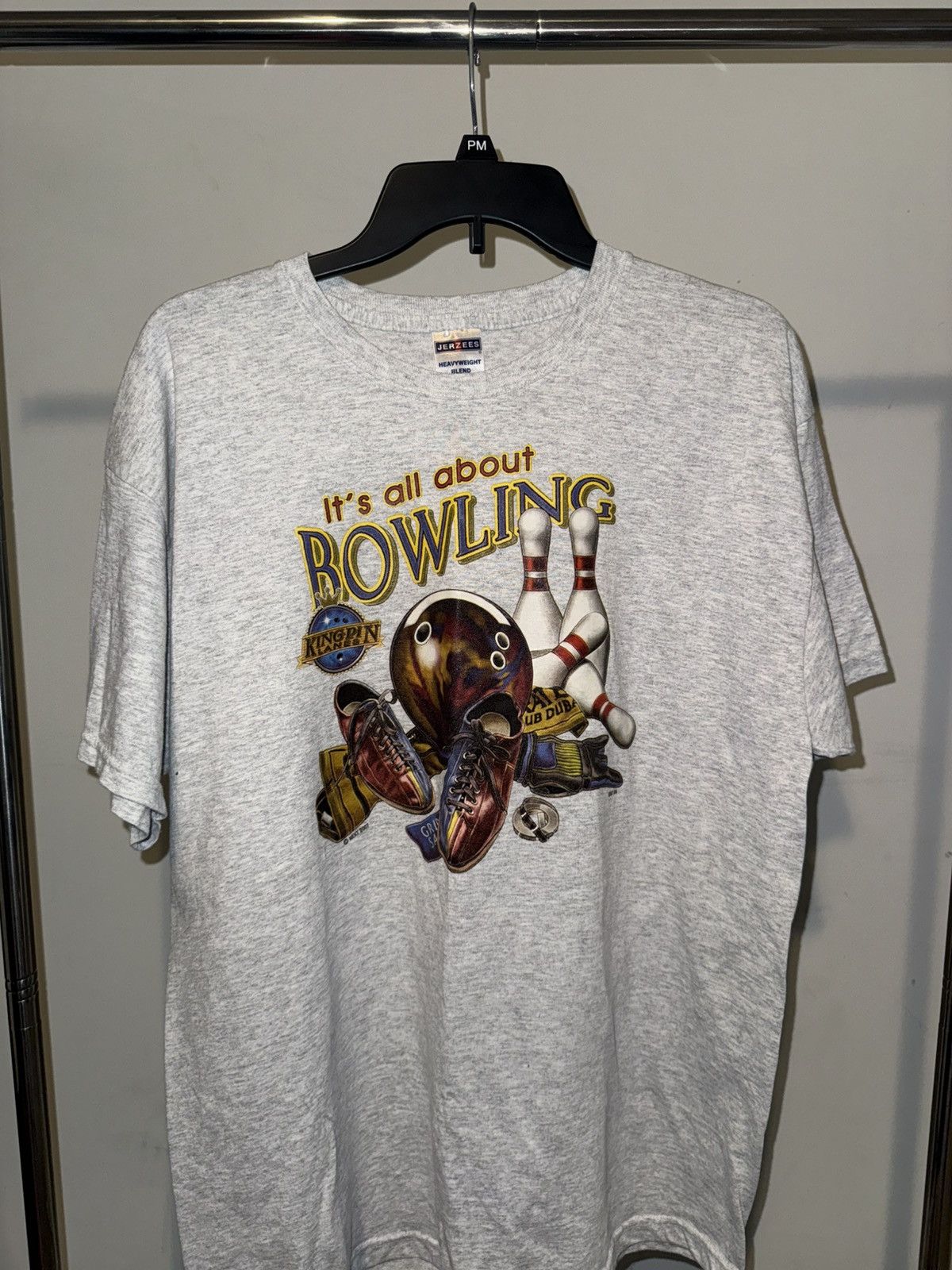 Vintage Vintage Bowling T-shirt Size US L / EU 52-54 / 3 - 1 Thumbnail