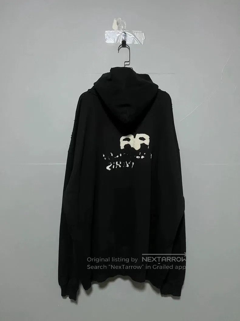 Balenciaga Balenciaga Distressed double B graffiti hooded sweatshirt, Size US XS / EU 42 / 0 - 2 Thumbnail