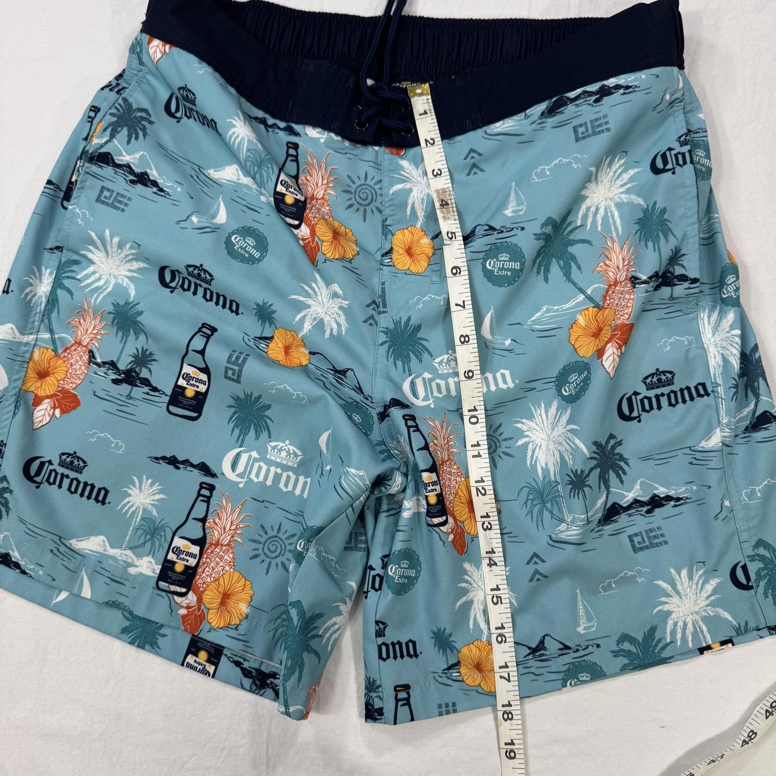 Other Corona Beer Swim Trunks Men's Large Board Shorts Mesh Size US 34 / EU 50 - 10 Thumbnail