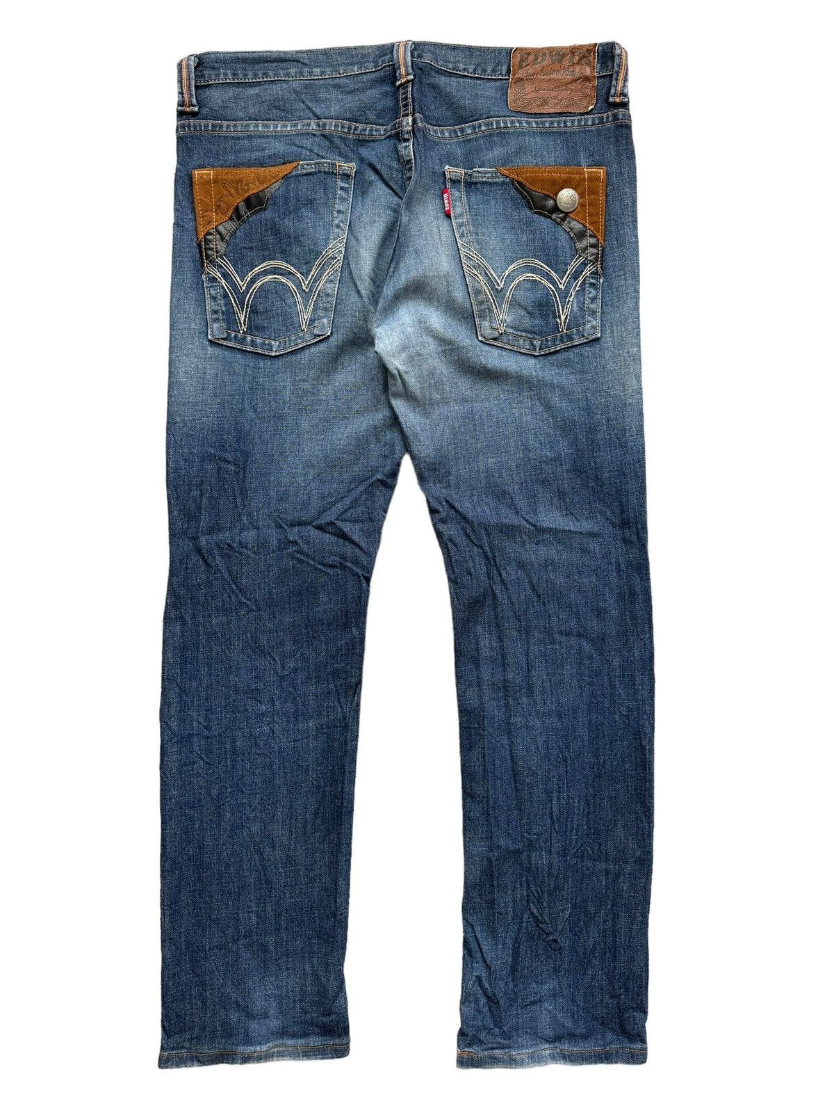 Edwin Edwin Exclusive Vtg Distressed Denim Jeans Size US 38 / EU 54 - 1 Thumbnail