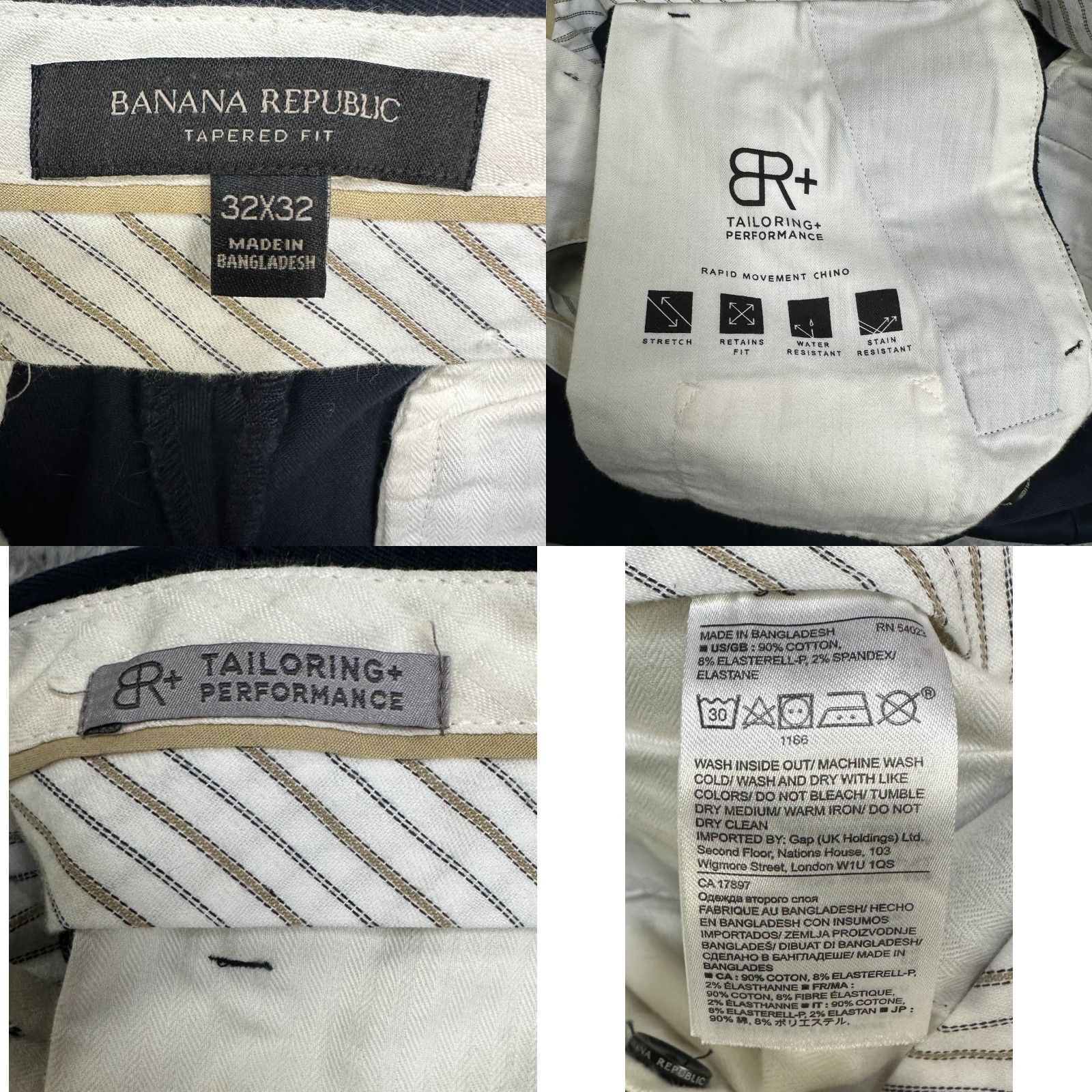 Banana Republic Banana Republic Chino Pants Mens 32x32 Blue Slim Straight 32 in Inseam Pockets Flat Front Button Classic Preppy Casual Pants Mens Blue Chino Pants Size US 32 / EU 48 - 8 Thumbnail
