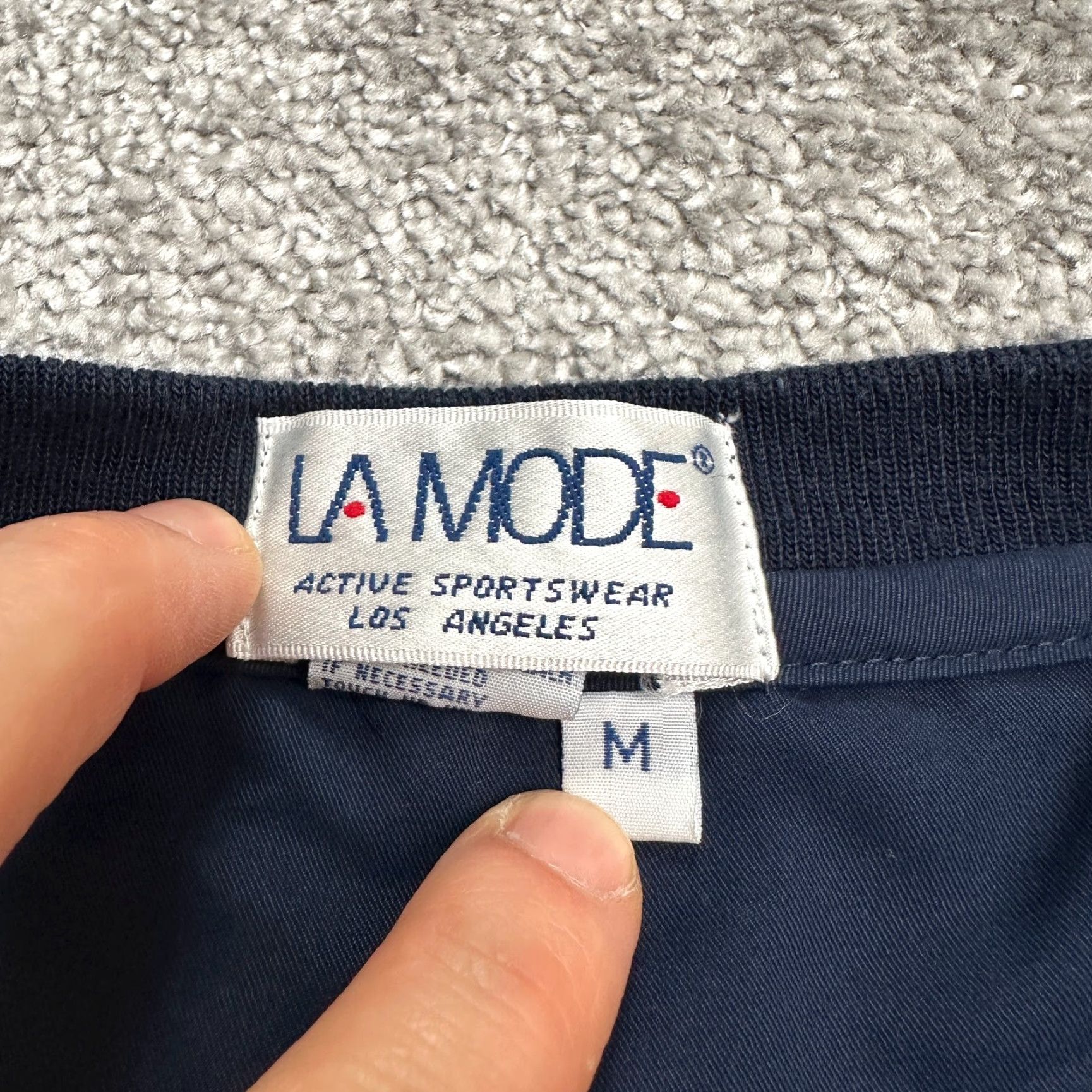 Vintage La Mode Vintage Windbreaker Sweatshirt Mens Medium Blue V-Neck Golf Pullover Size US M / EU 48-50 / 2 - 4 Thumbnail