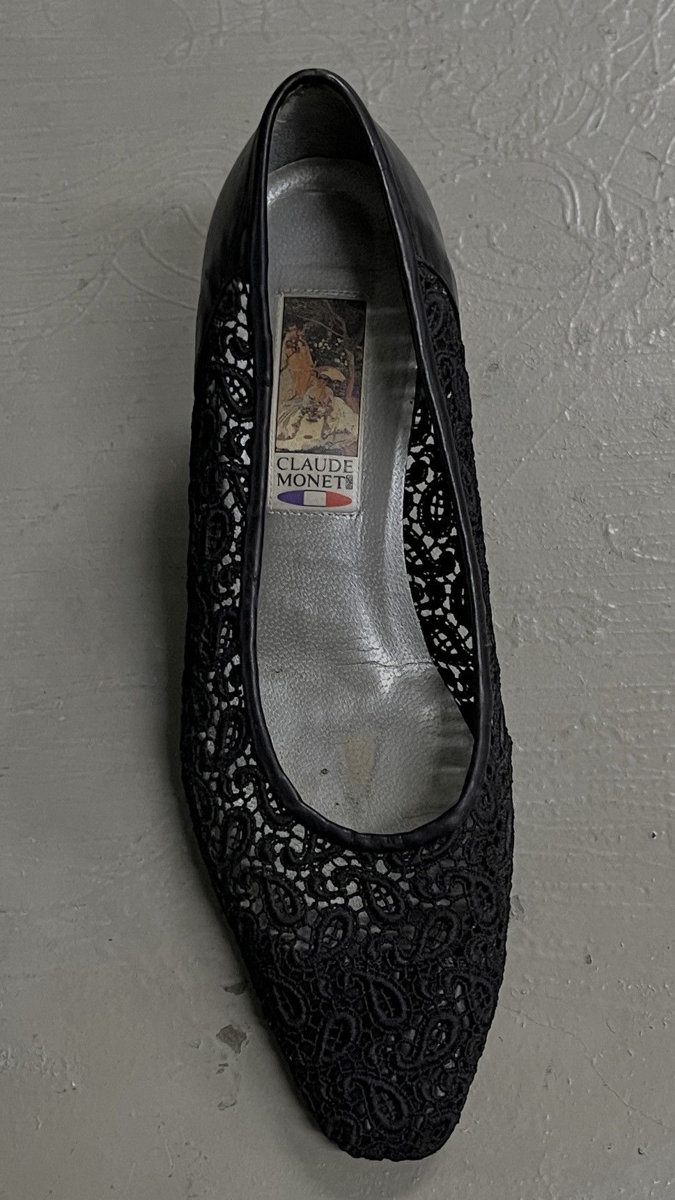 Vintage Vintage Claude Monet Lace Christian Louboutin Style Heels Size US 6.5 / IT 36.5 - 8 Thumbnail