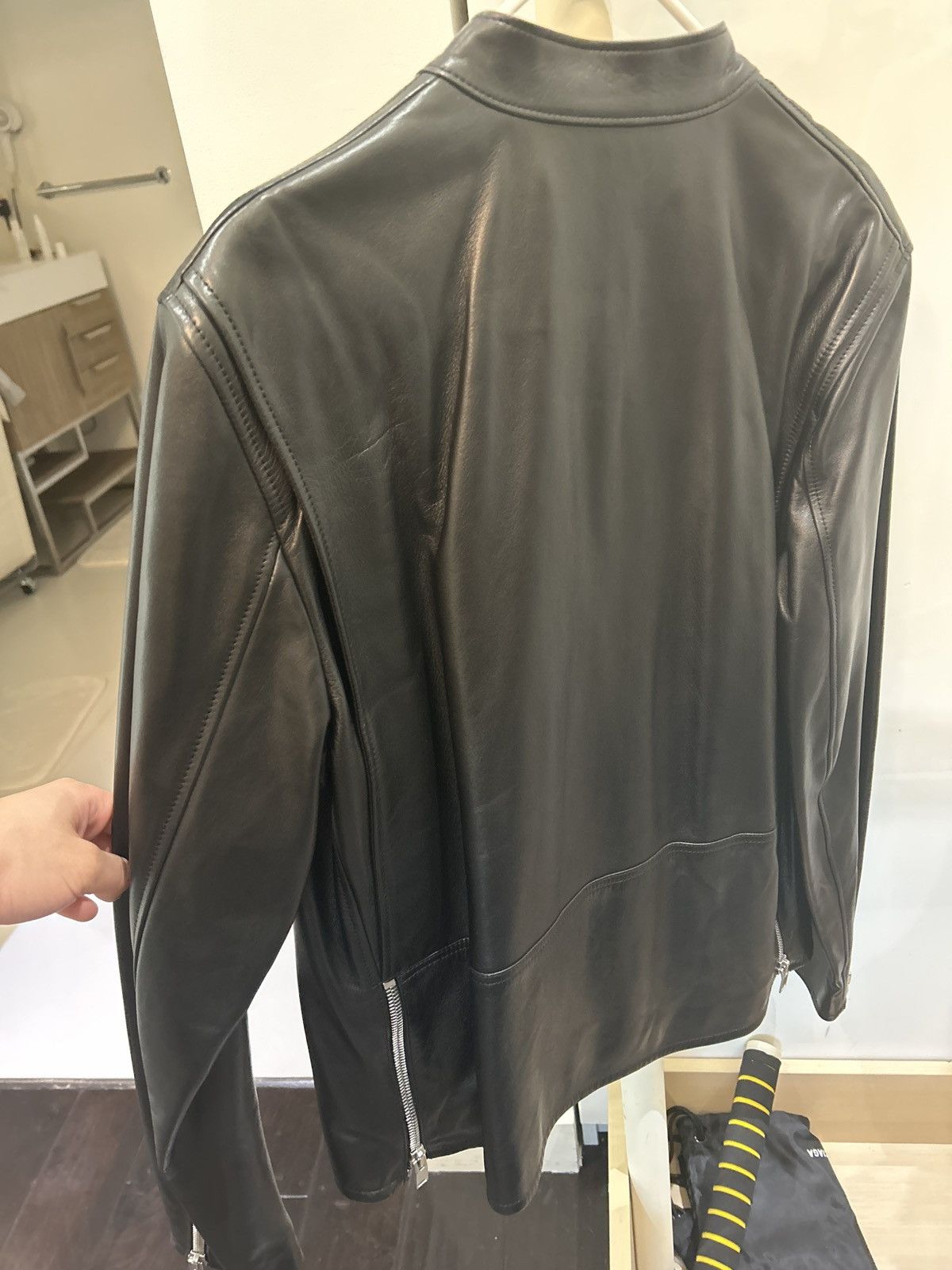 Saint Laurent Paris Saint Laurent Leather Jacket Size US XL / EU 56 / 4 - 3 Thumbnail