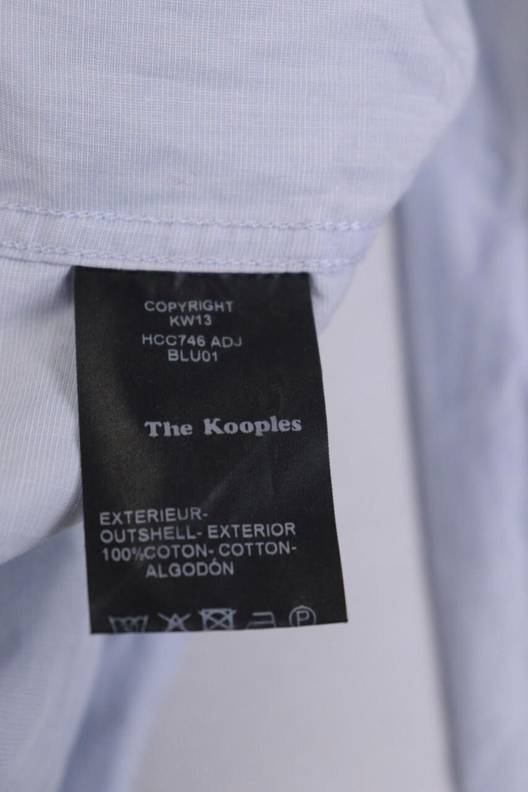 The Kooples The Kooples Adjusted Blue Summer Button Down Shirt Size S Size US S / EU 44-46 / 1 - 12 Thumbnail