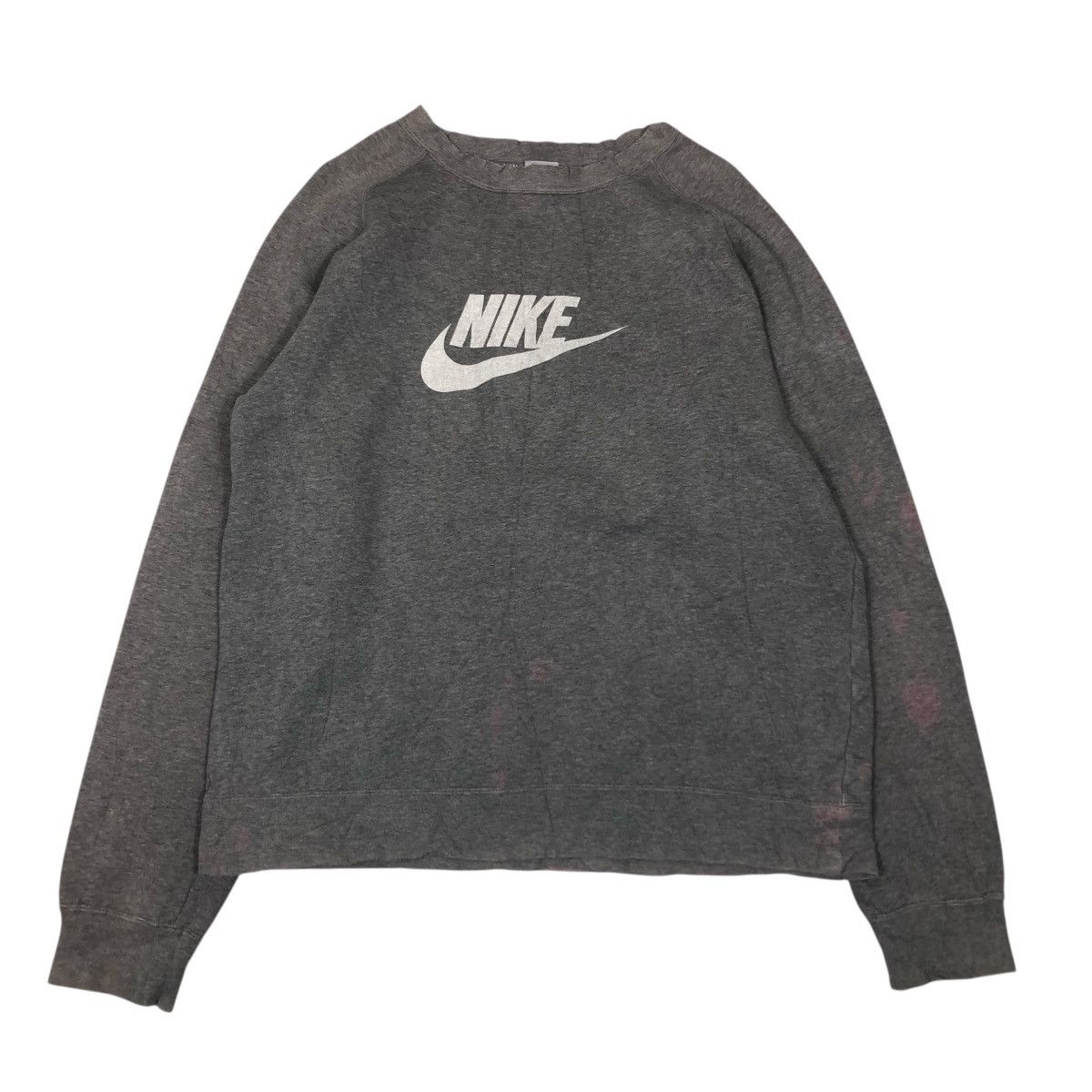 Nike 📌Vintage Sweatshirt Nike Big Logo Sun Faded Size US XL / EU 56 / 4 - 1 Thumbnail