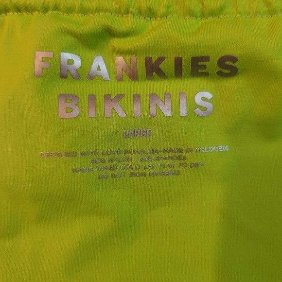 Other Frankies Bikinis Tia Green Morrisson Bikini Bottom - L Size ONE SIZE - 4 Thumbnail