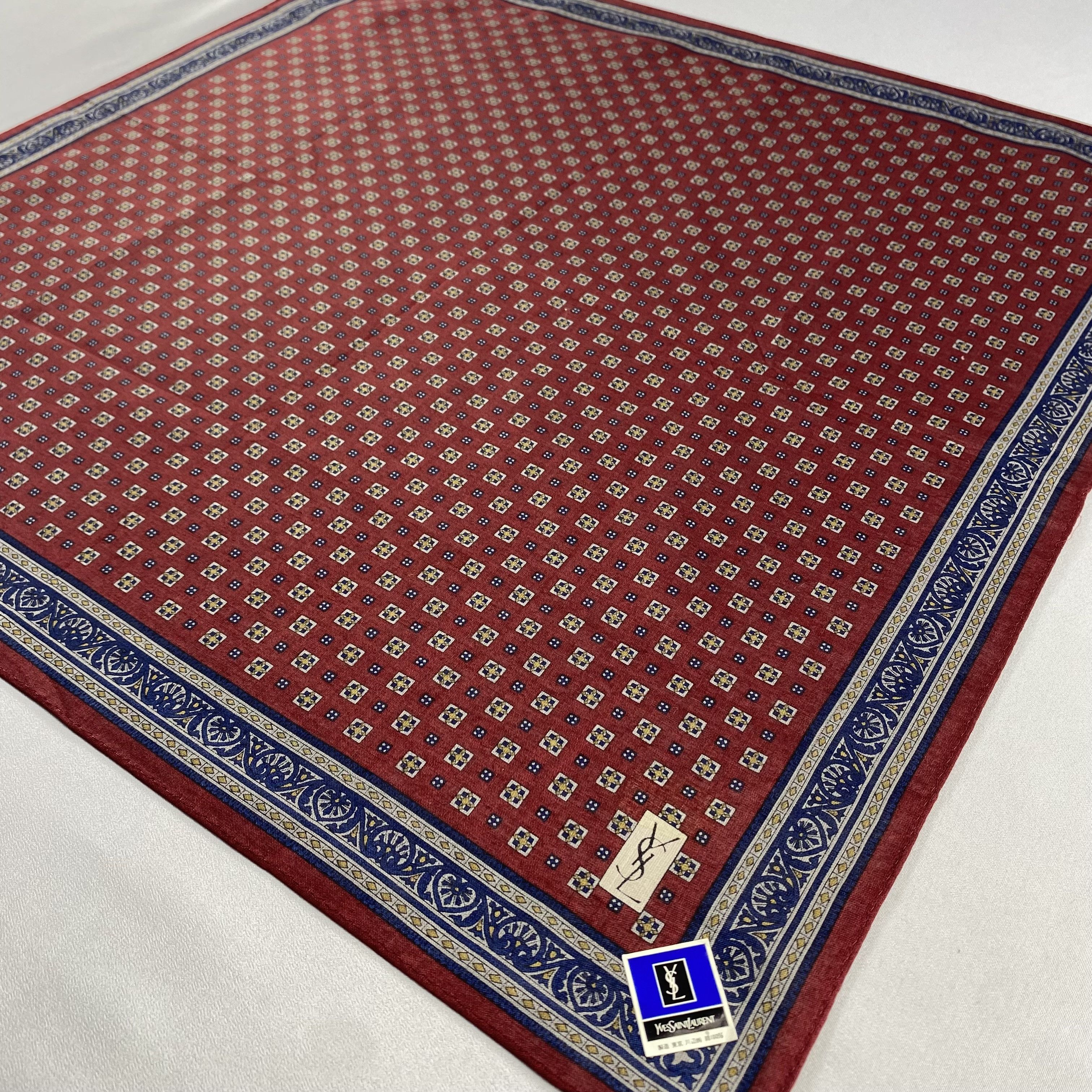 Vintage × Yves Saint Laurent NWT Yves Saint Laurent Neckerchief / Handkerchief-P541 Size ONE SIZE - 2 Thumbnail