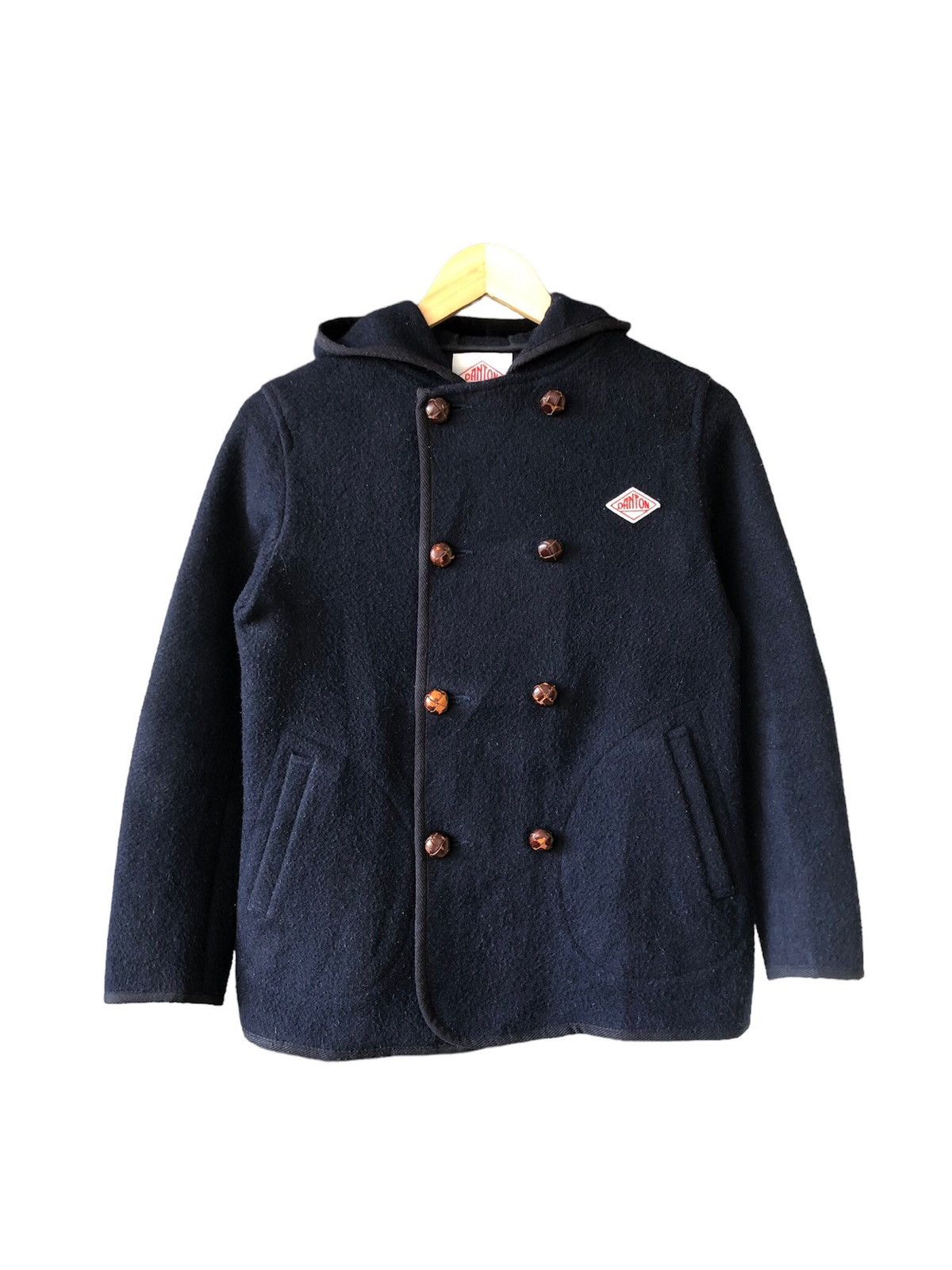 Danton Vintage Danton Wool Jacket Wt Hoodie Size XXS / US 00 / IT 34 - 1 Thumbnail